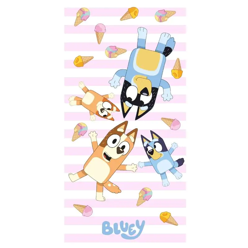 Bluey mikrovláknová plážová osuška produktová fotografia