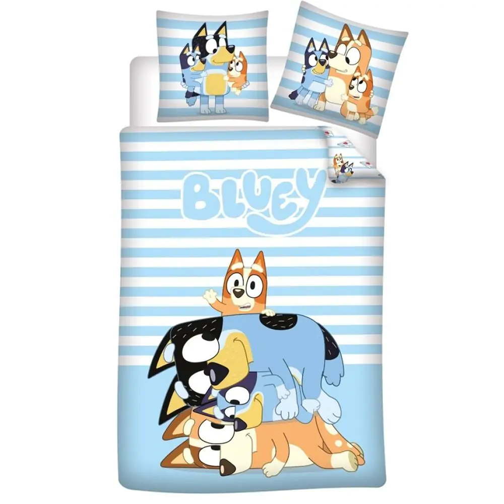 Bluey bavlnená obliečka na paplón posteľ 90cm produktová fotografia
