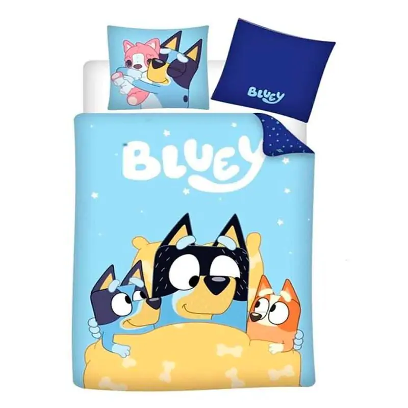 Bluey bavlnená obliečka na paplón posteľ 90 cm produktová fotografia