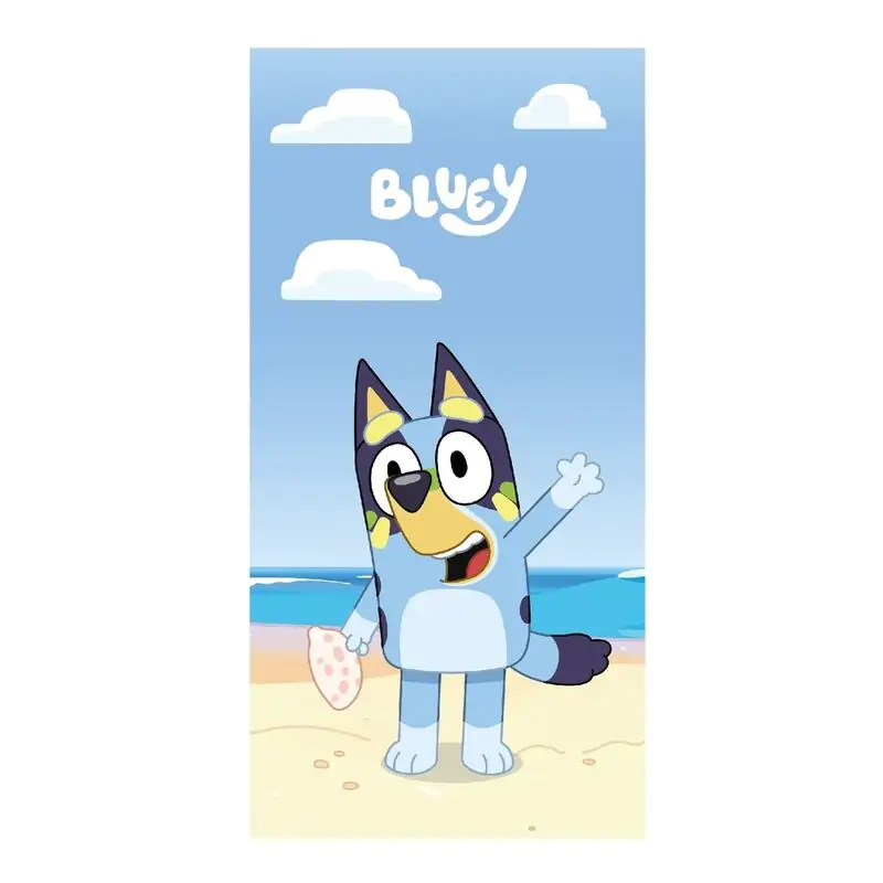 Bluey bavlnená plážová osuška produktová fotografia