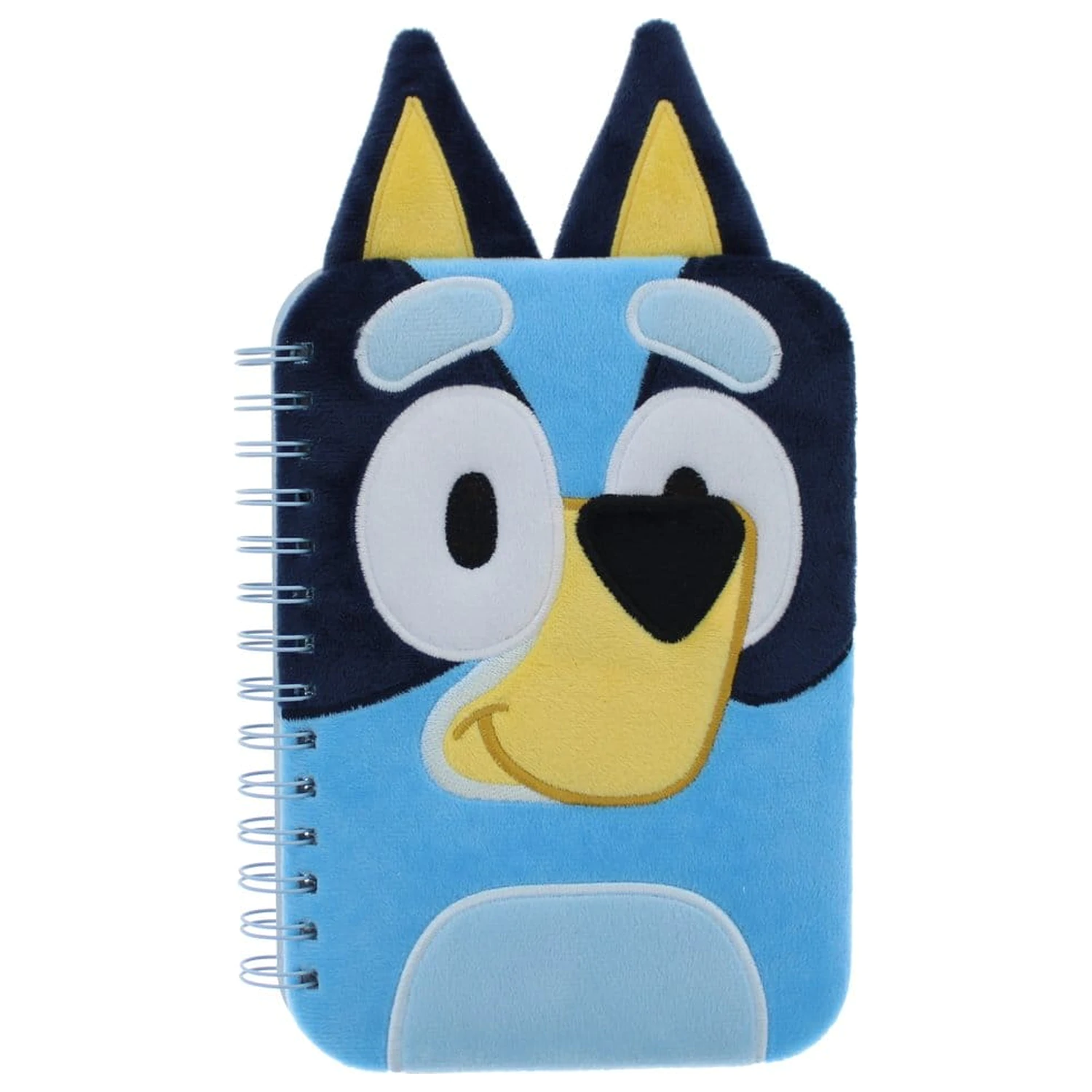 Bluey plyšový zápisník modrý produktová fotografia
