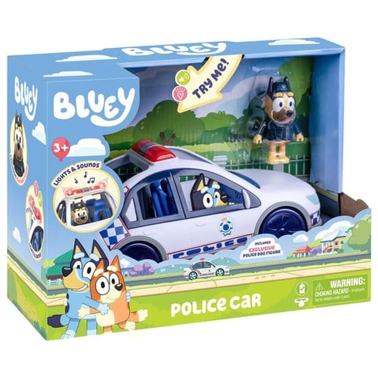 Bluey Vozidlo Policajné auto produktová fotografia