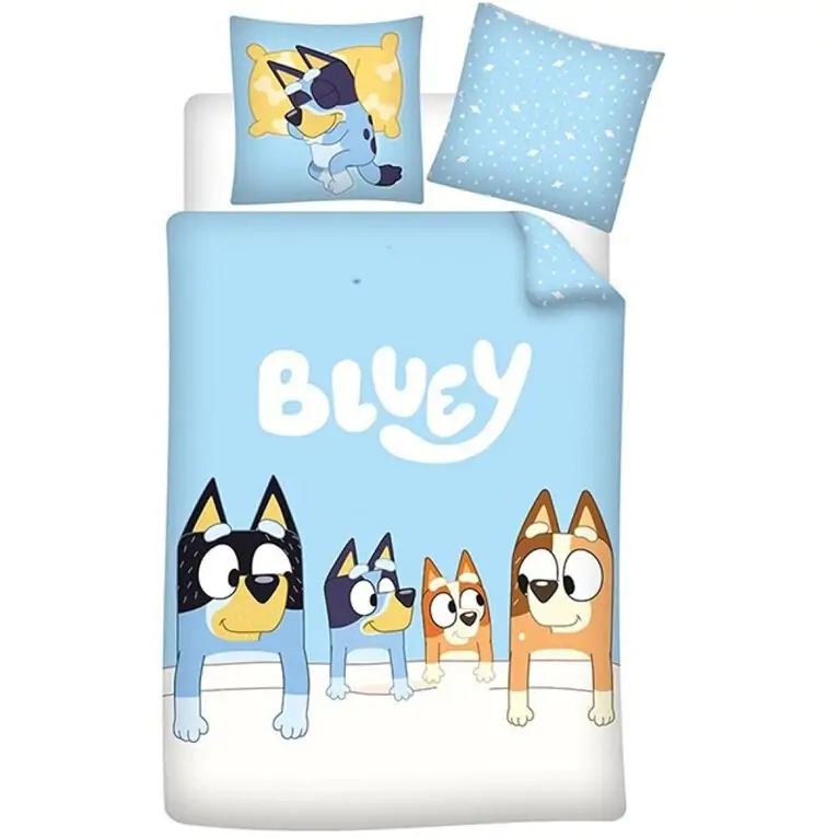 Bluey policotton obliečka na prikrývku na posteľ 90cm produktová fotografia