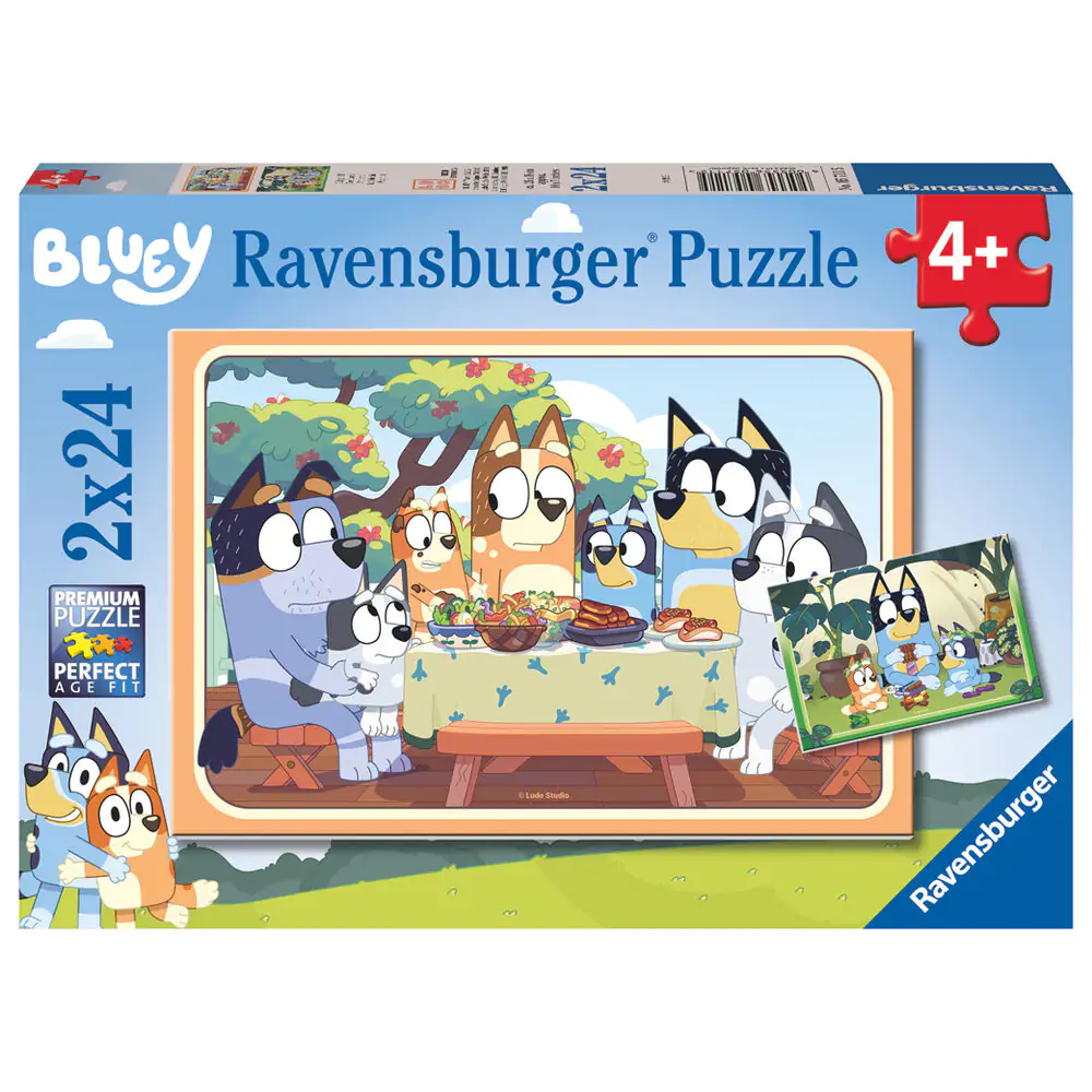 Bluey puzzle 2x24 dielikov produktová fotografia