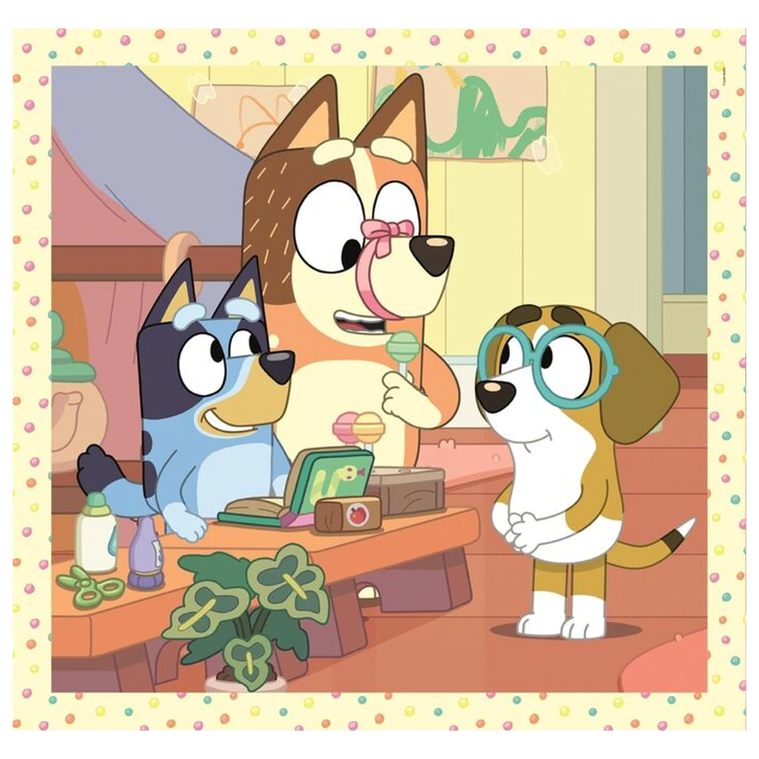 Bluey puzzle 3x48 kusov produktová fotografia