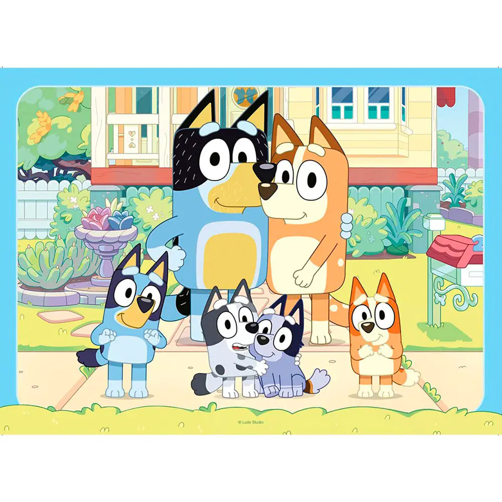 Bluey puzzle 4 x 42 dielikov produktová fotografia