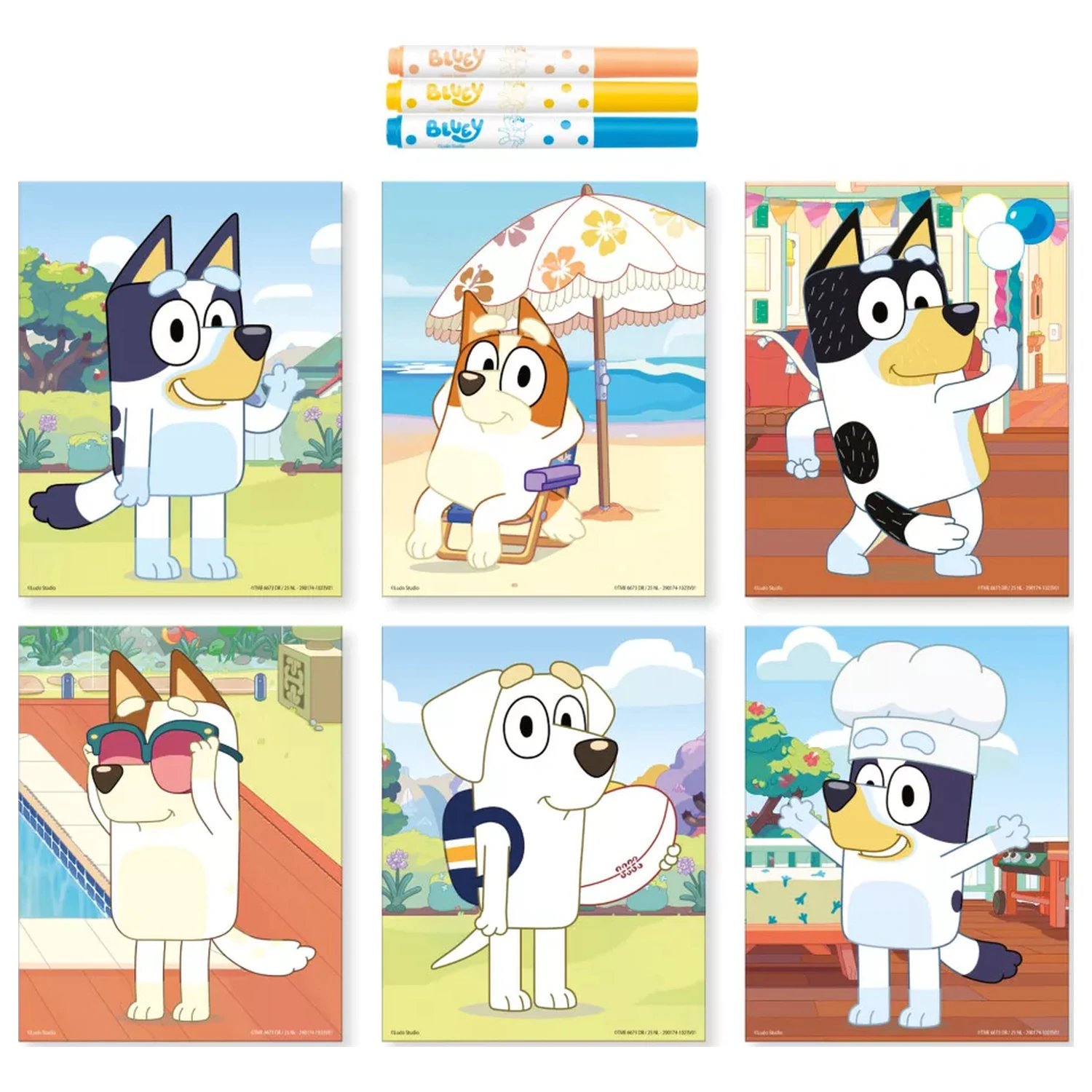 Bluey Rest Point Stamper kreatívna súprava produktová fotografia