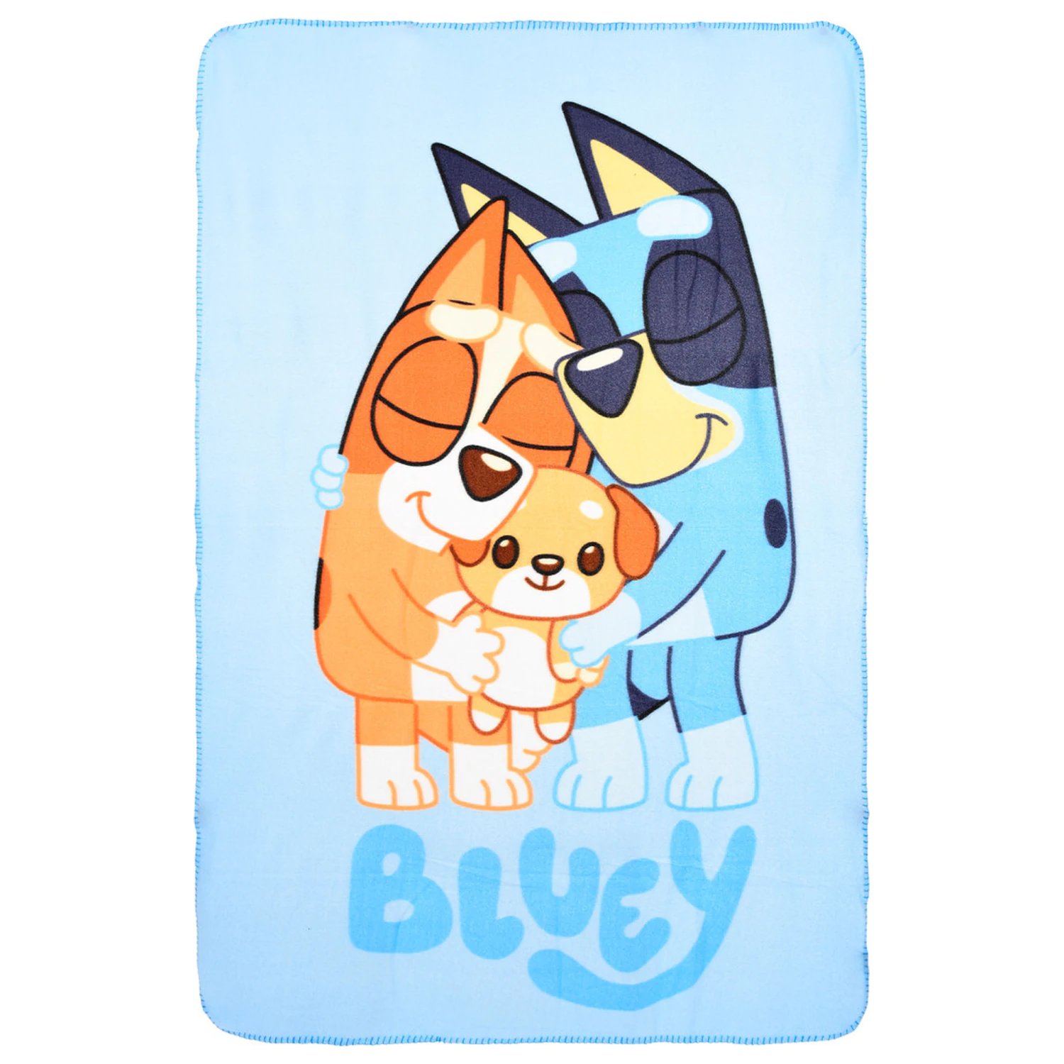 Bluey Snuggle Time flísová deka produktová fotografia