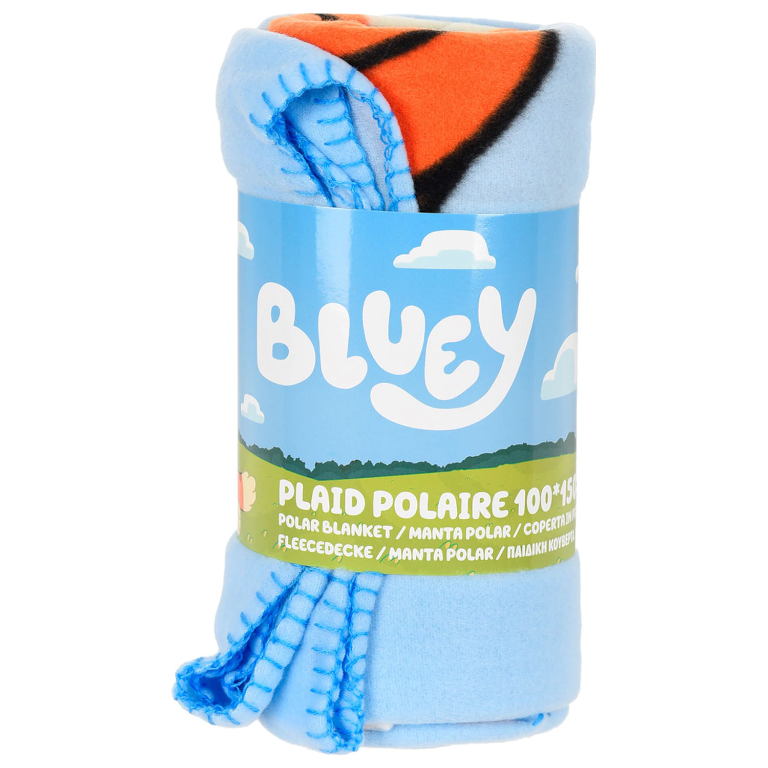 Bluey Snuggle Time flísová deka produktová fotografia