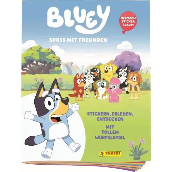 Bluey Spaß mit Freunden Album na zbieranie samolepiek *German Version* produktová fotografia