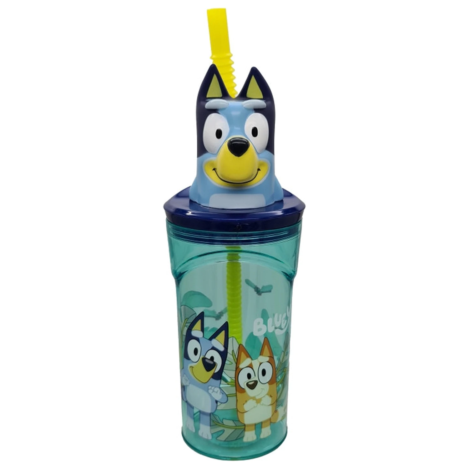 Bluey Splash 3D plastový pohár so slamkou 360ml produktová fotografia
