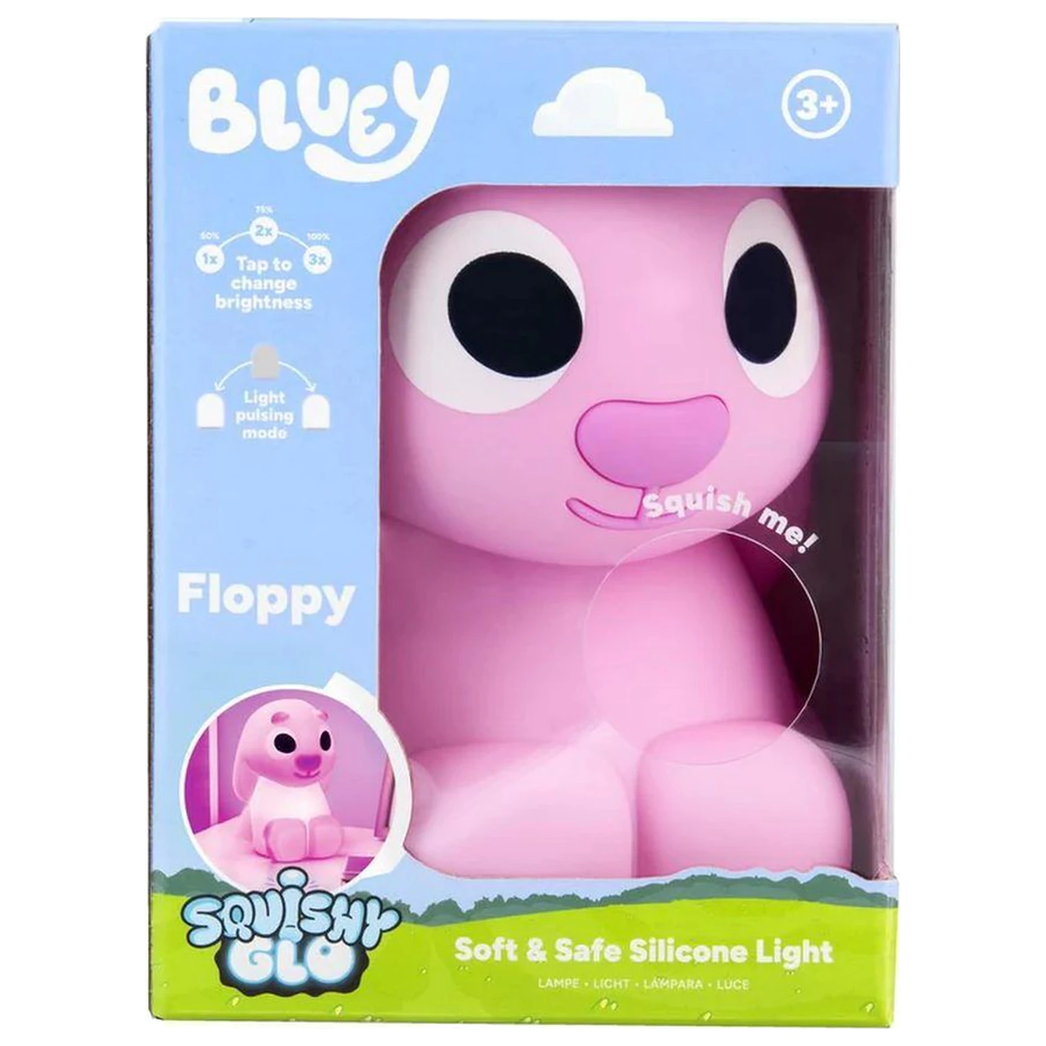 Bluey SquishyGlo Silikónové Svetlo Floppy Nabíjateľné produktová fotografia