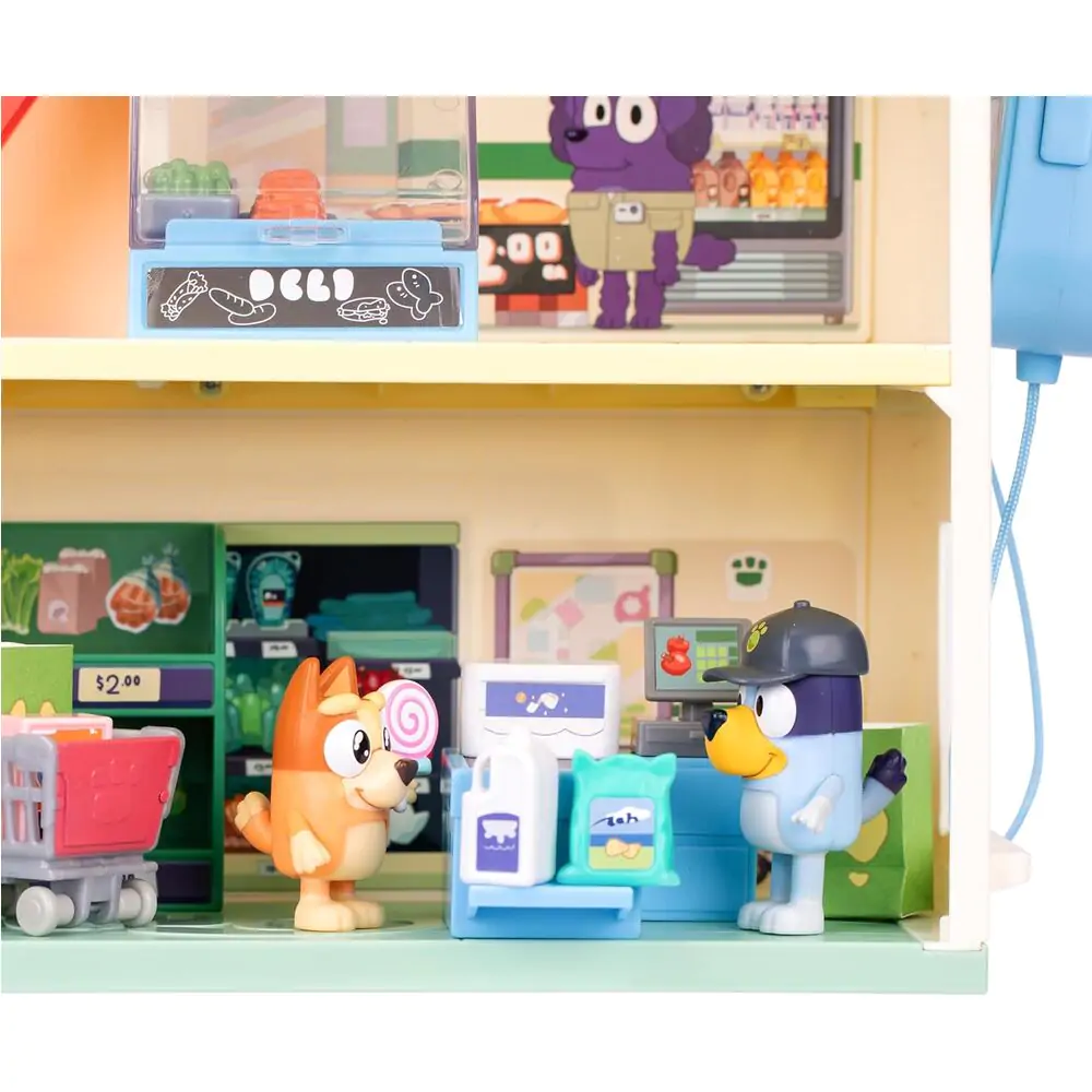 Bluey supermarket herný set a figúrky produktová fotografia