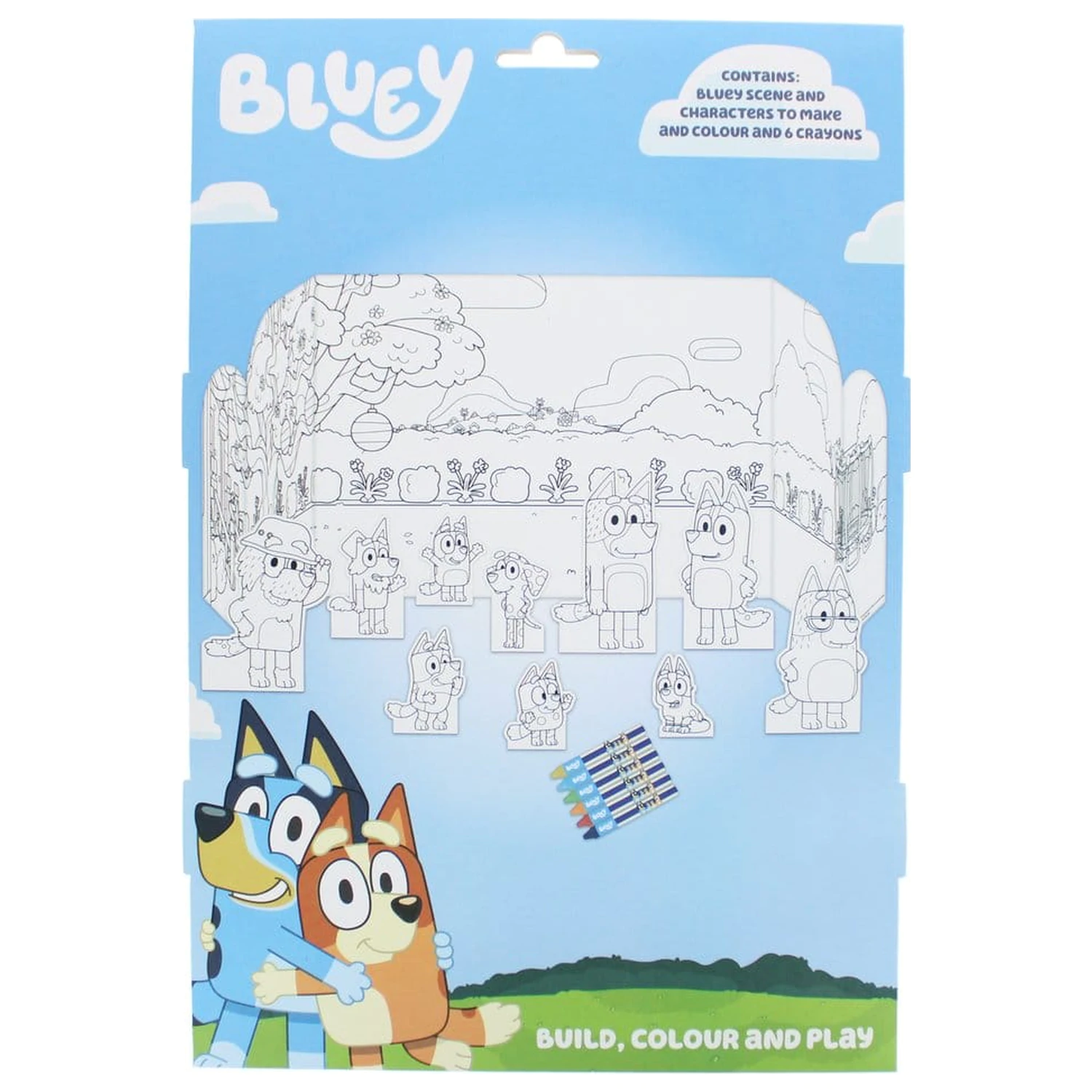 Bluey Omalovánka a Herný Svet Sada produktová fotografia
