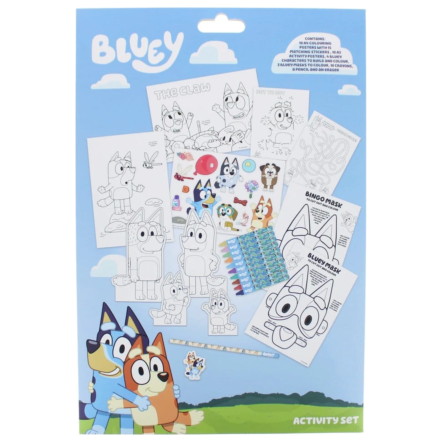 Bluey Play & Learning Súprava plagátov produktová fotografia