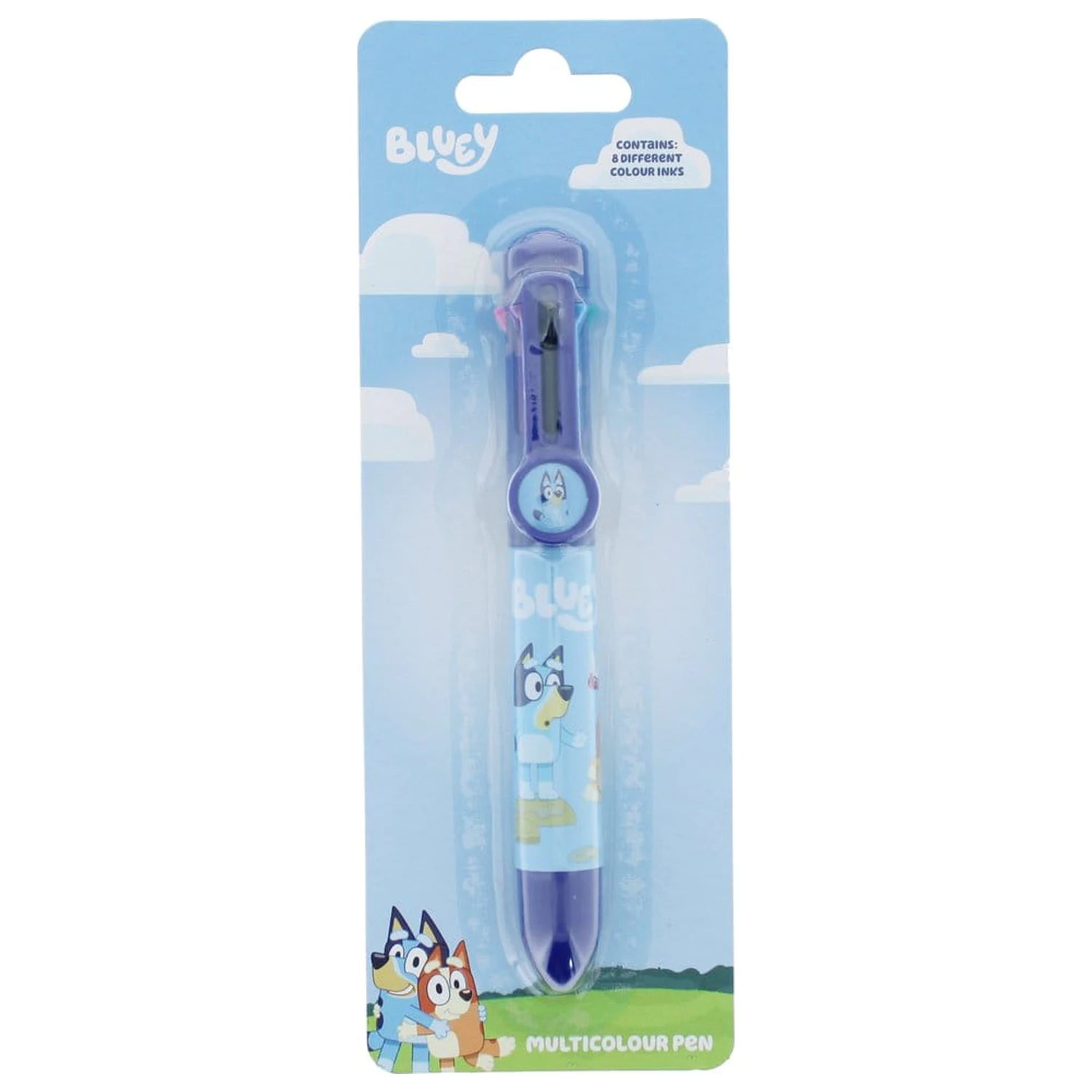 Bluey Viacfarebné pero produktová fotografia