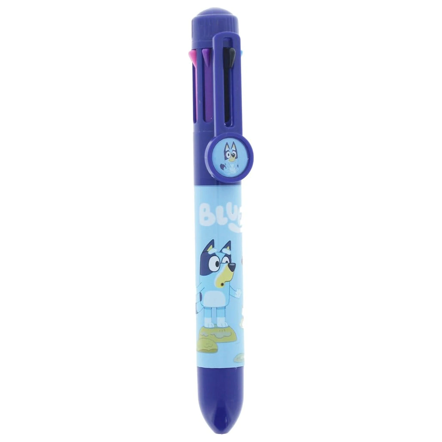Bluey Viacfarebné pero produktová fotografia