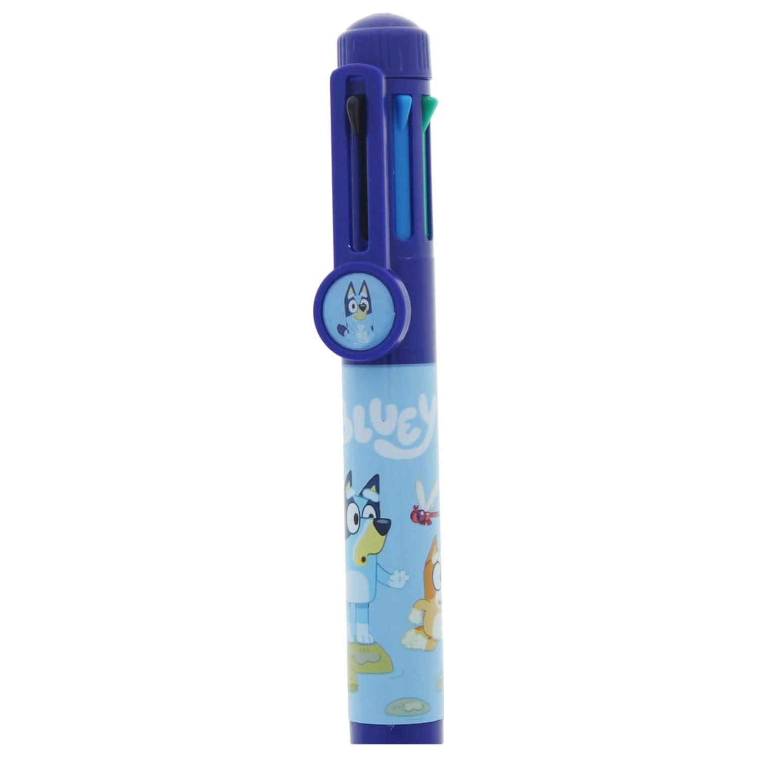 Bluey Viacfarebné pero produktová fotografia