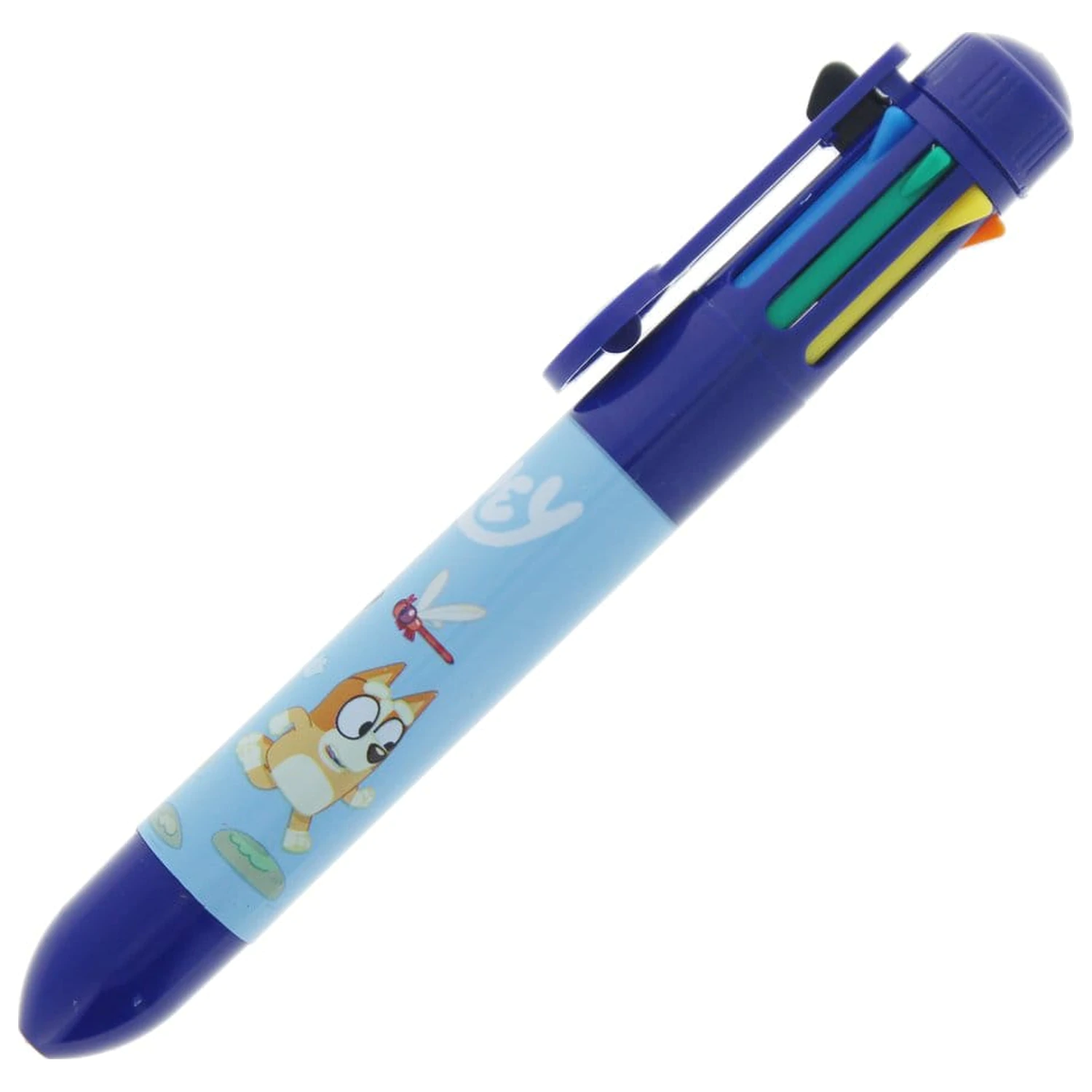 Bluey Viacfarebné pero produktová fotografia