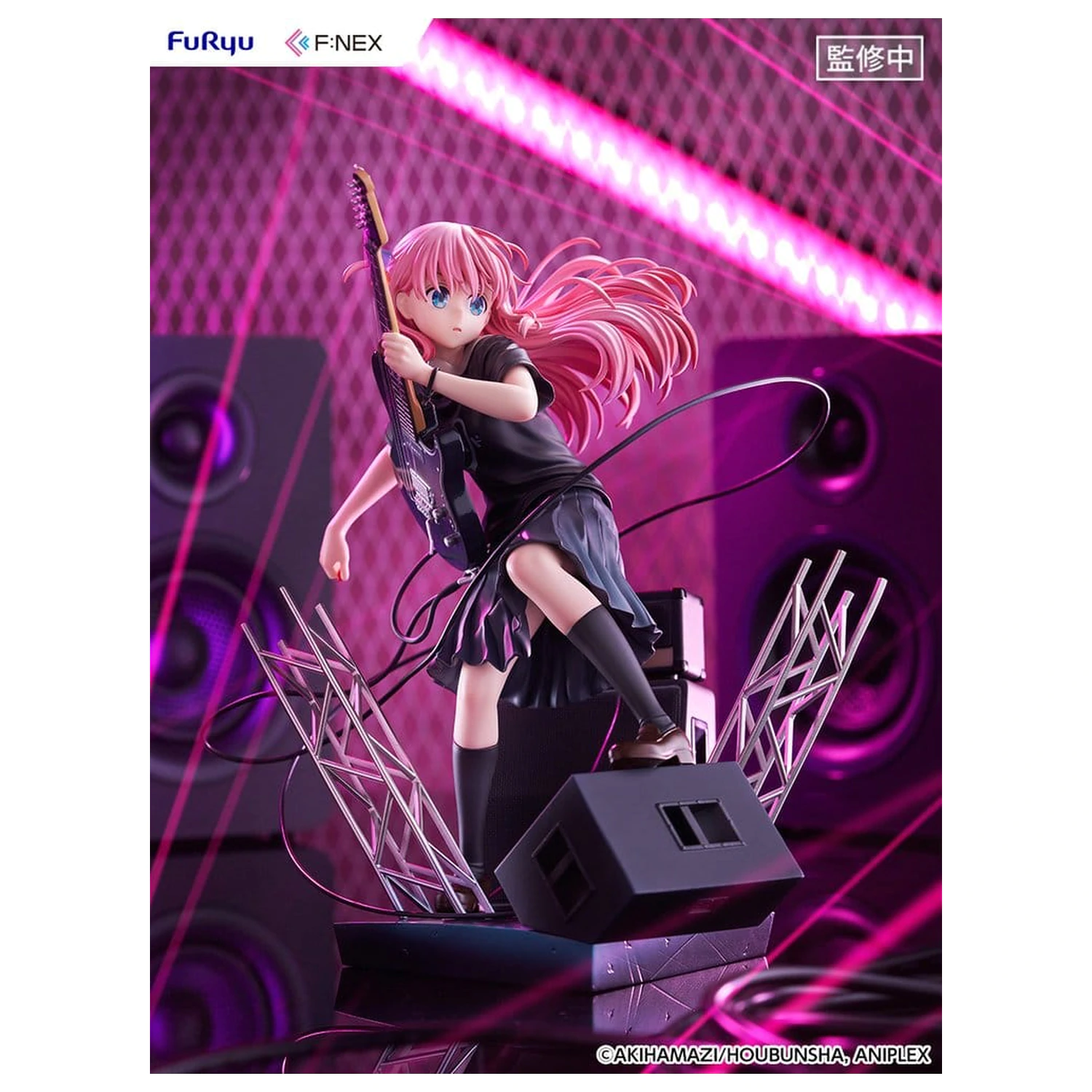 Bocchi the Rock! F:NEX PVC figúrka 1/7 Hitori Gotoh Live Ver. 24 cm produktová fotografia