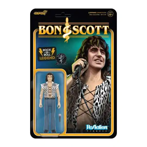 Bon Scott ReAction akčná figúrka 2. sorozat Bon Scott (Leopard Print) 10 cm termékfotó