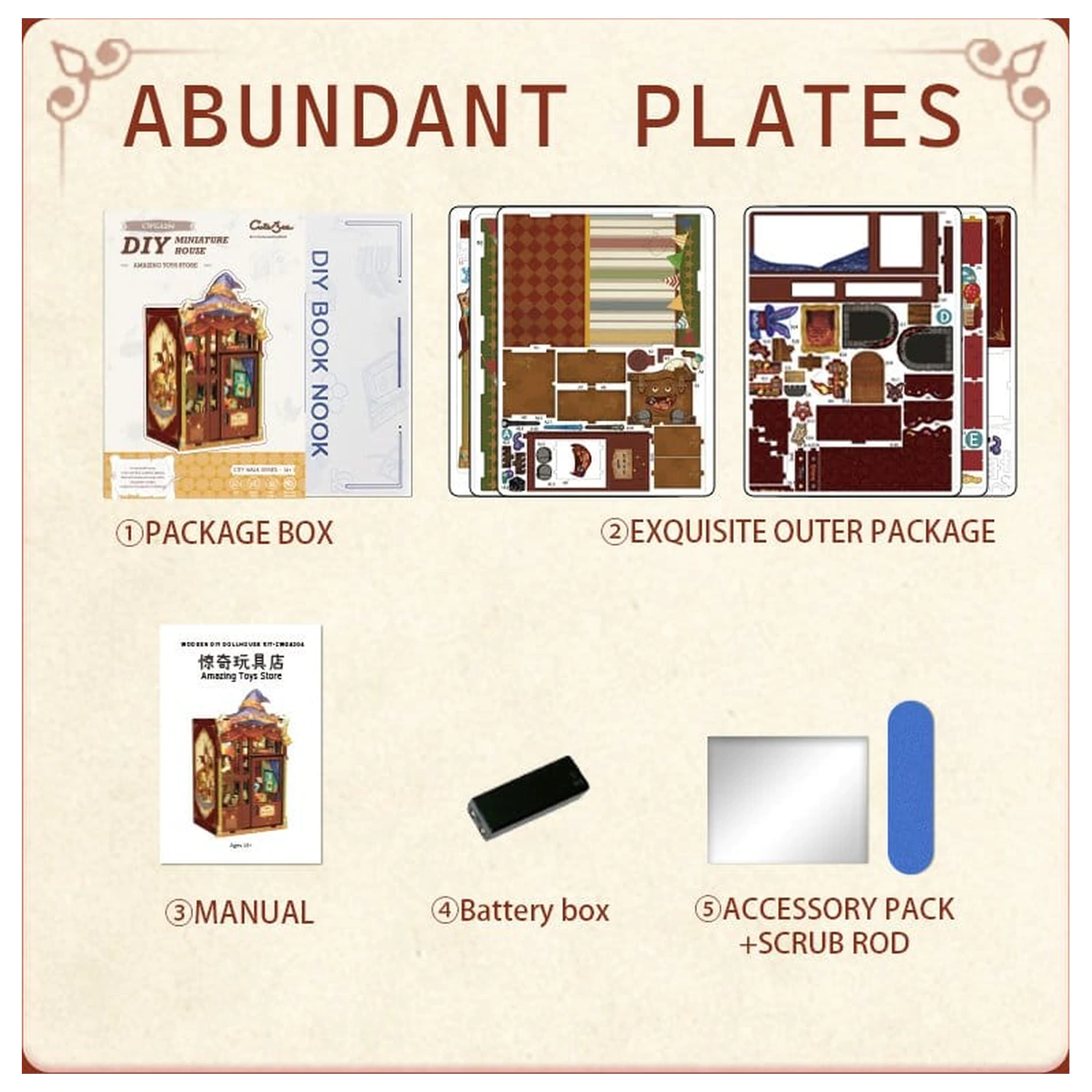 Book Nook Amazing Toy Store 17 x 12 cm produktová fotografia