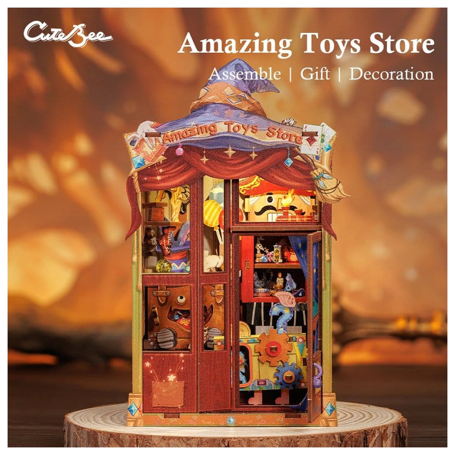 Book Nook Amazing Toy Store 17 x 12 cm produktová fotografia