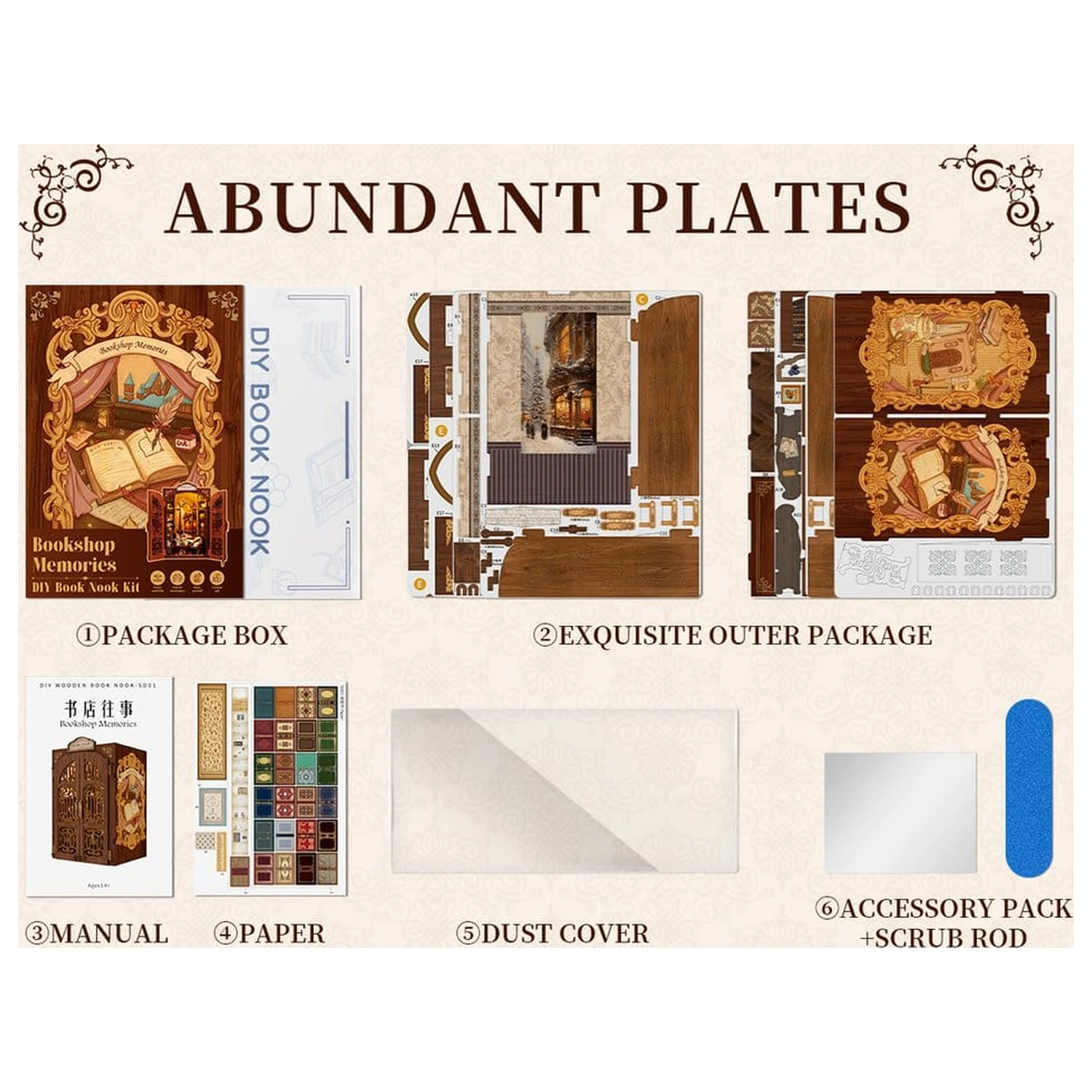 Book Nook Kníhkupectvo Spomienky 17 x 10 cm produktová fotografia