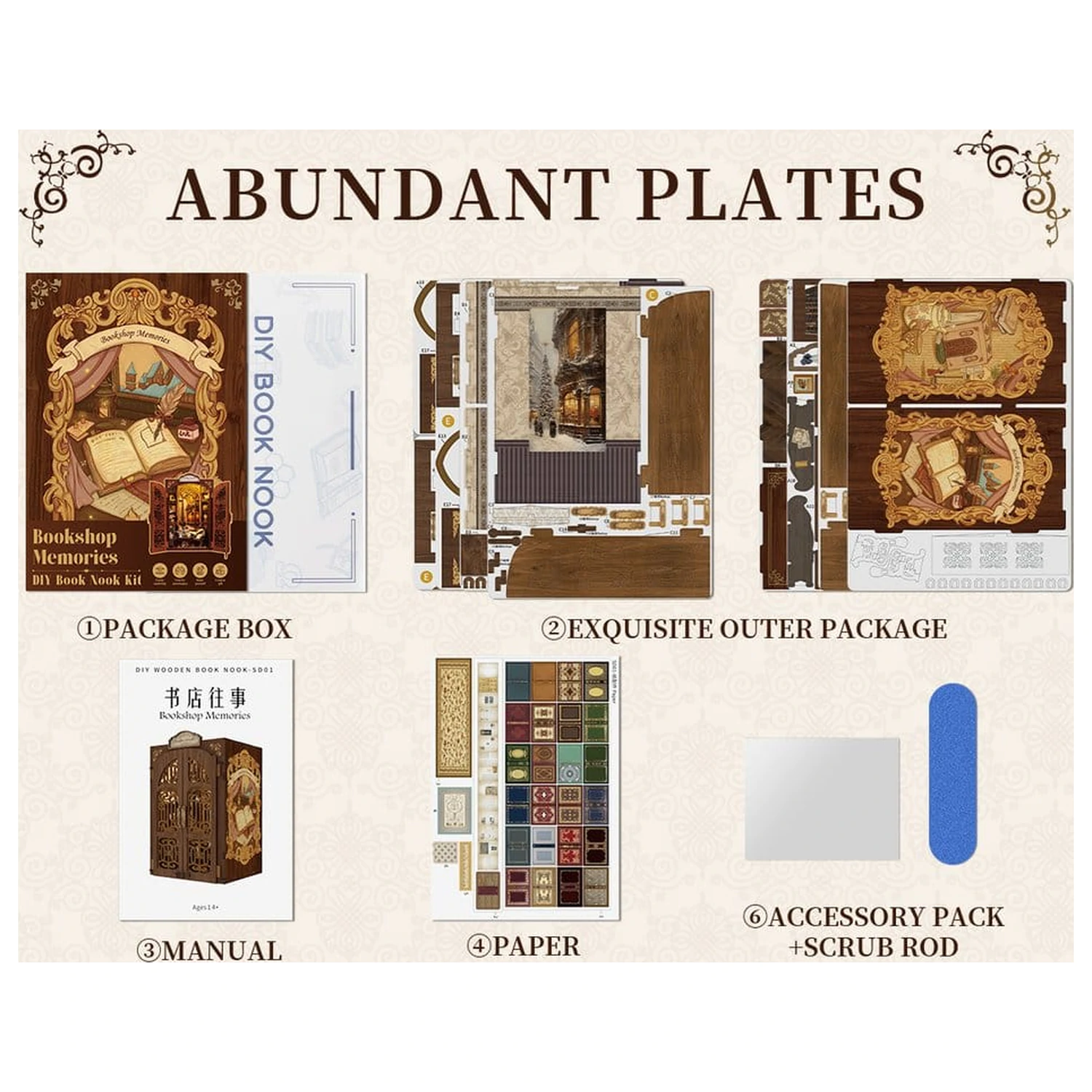 Book Nook Kníhkupectvo Spomienky 17 x 10 cm produktová fotografia