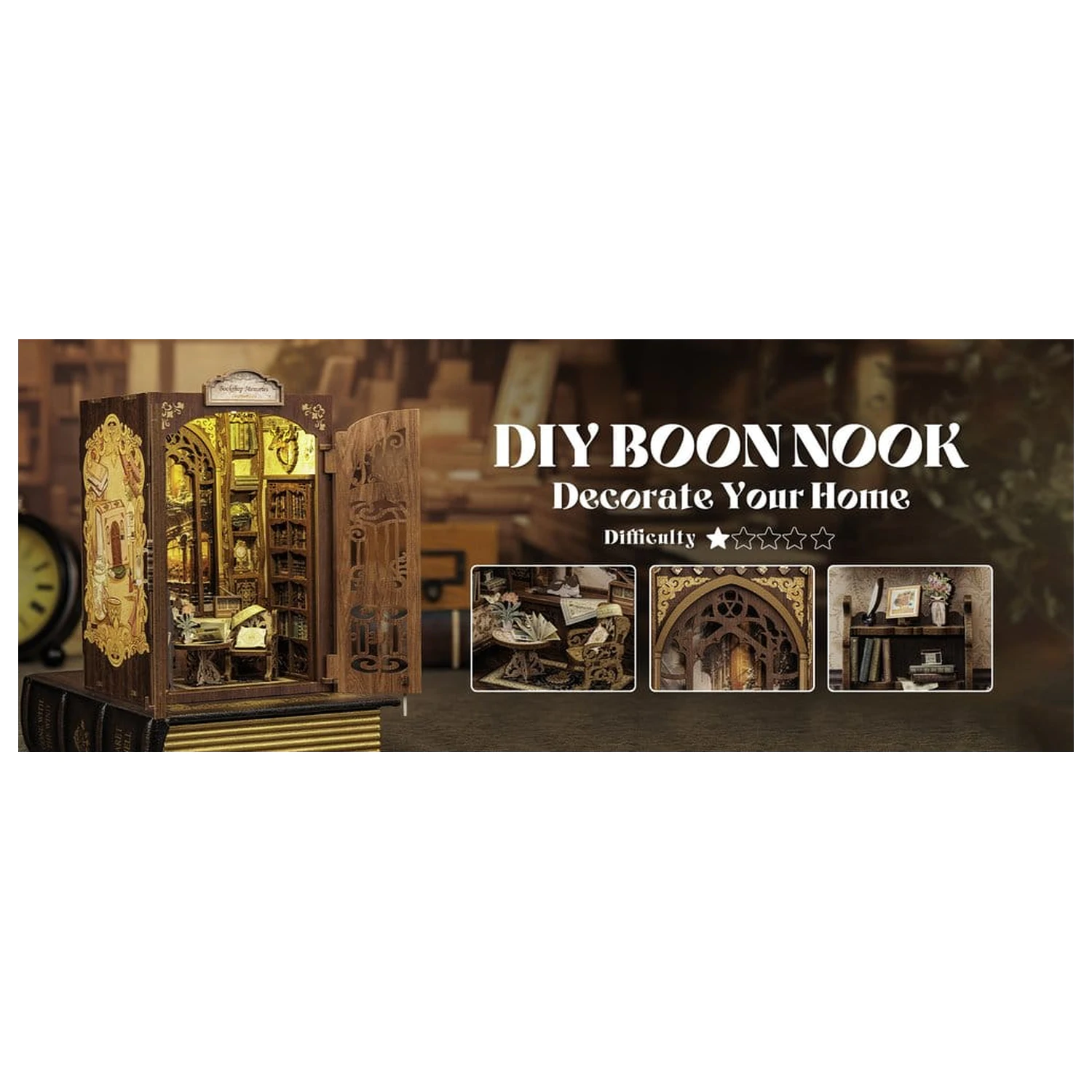 Book Nook Kníhkupectvo Spomienky 17 x 10 cm produktová fotografia