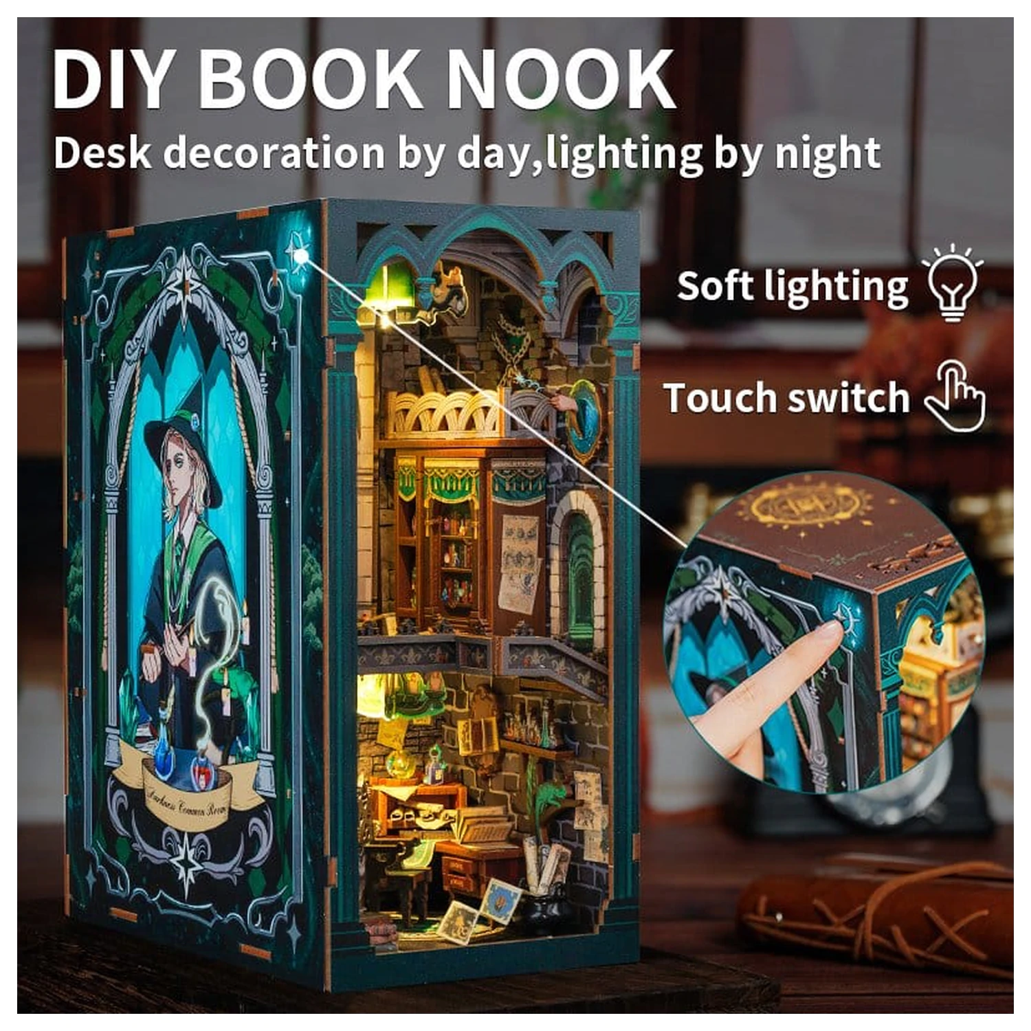 Book Nook Darkness Common Room 23 x 11 cm produktová fotografia