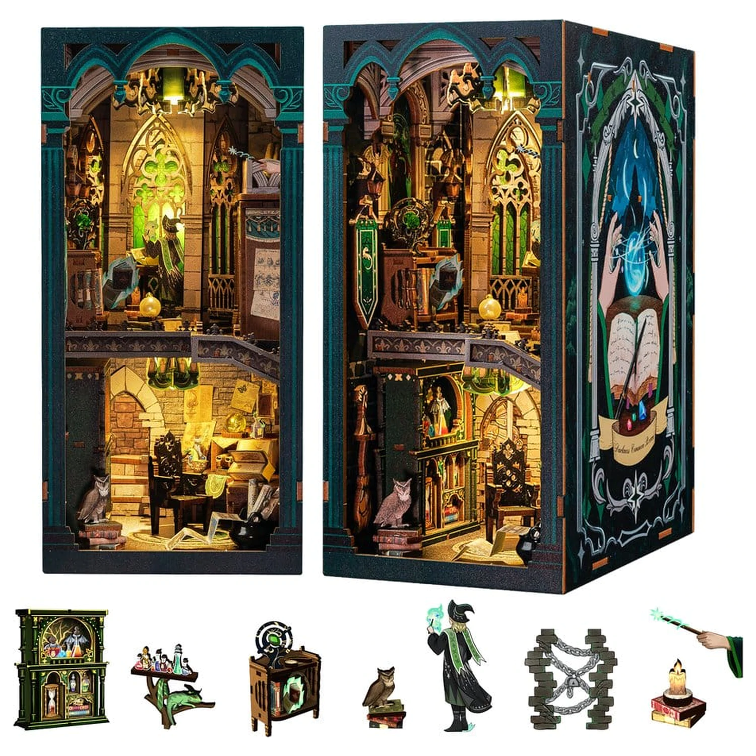 Book Nook Darkness Common Room 23 x 11 cm produktová fotografia