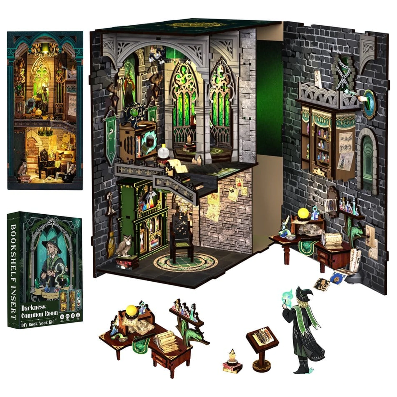 Book Nook Darkness Common Room 23 x 11 cm produktová fotografia