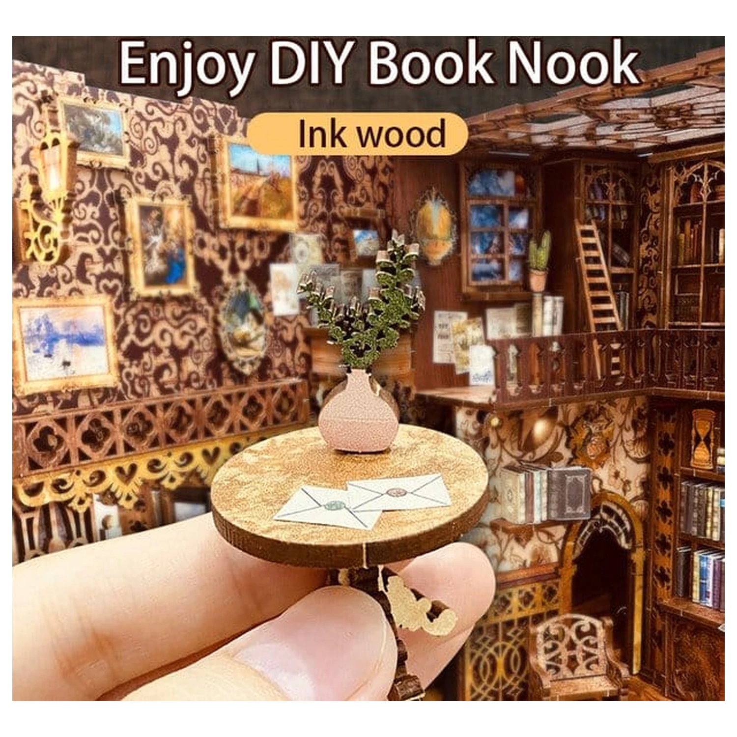 Book Nook Eternal Bookstore 23 x 11 cm produktová fotografia