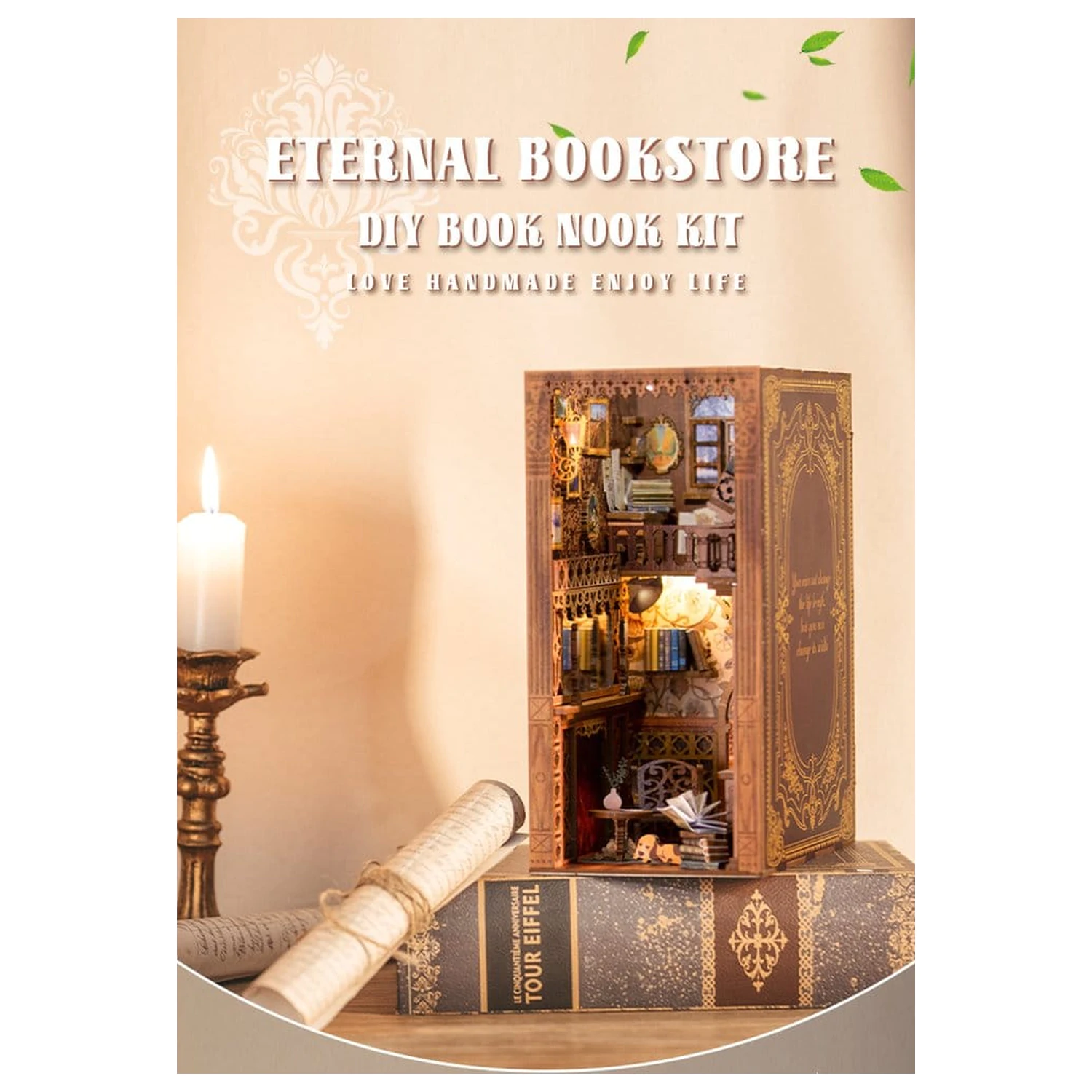 Book Nook Eternal Bookstore 23 x 11 cm produktová fotografia