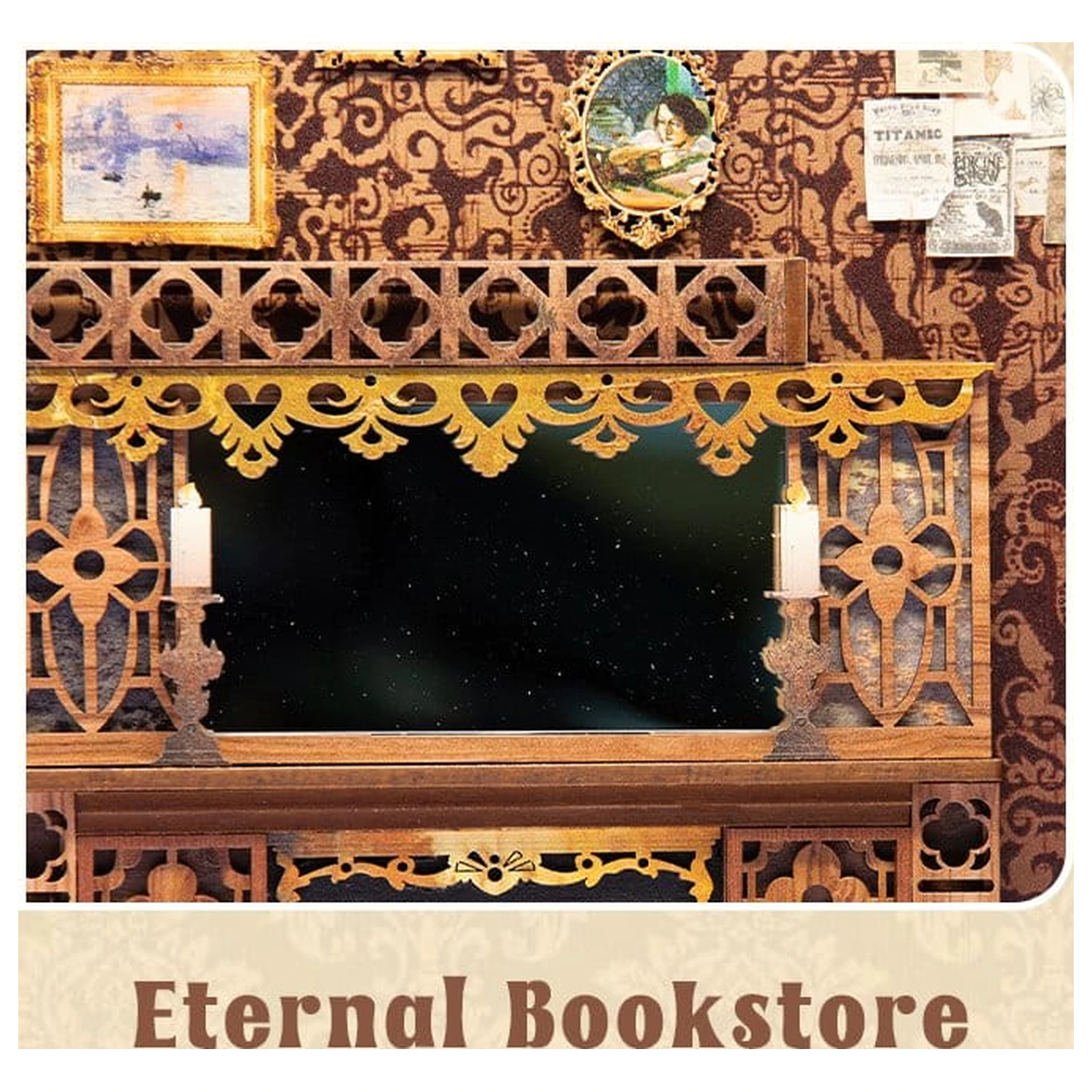 Book Nook Eternal Bookstore 23 x 11 cm produktová fotografia