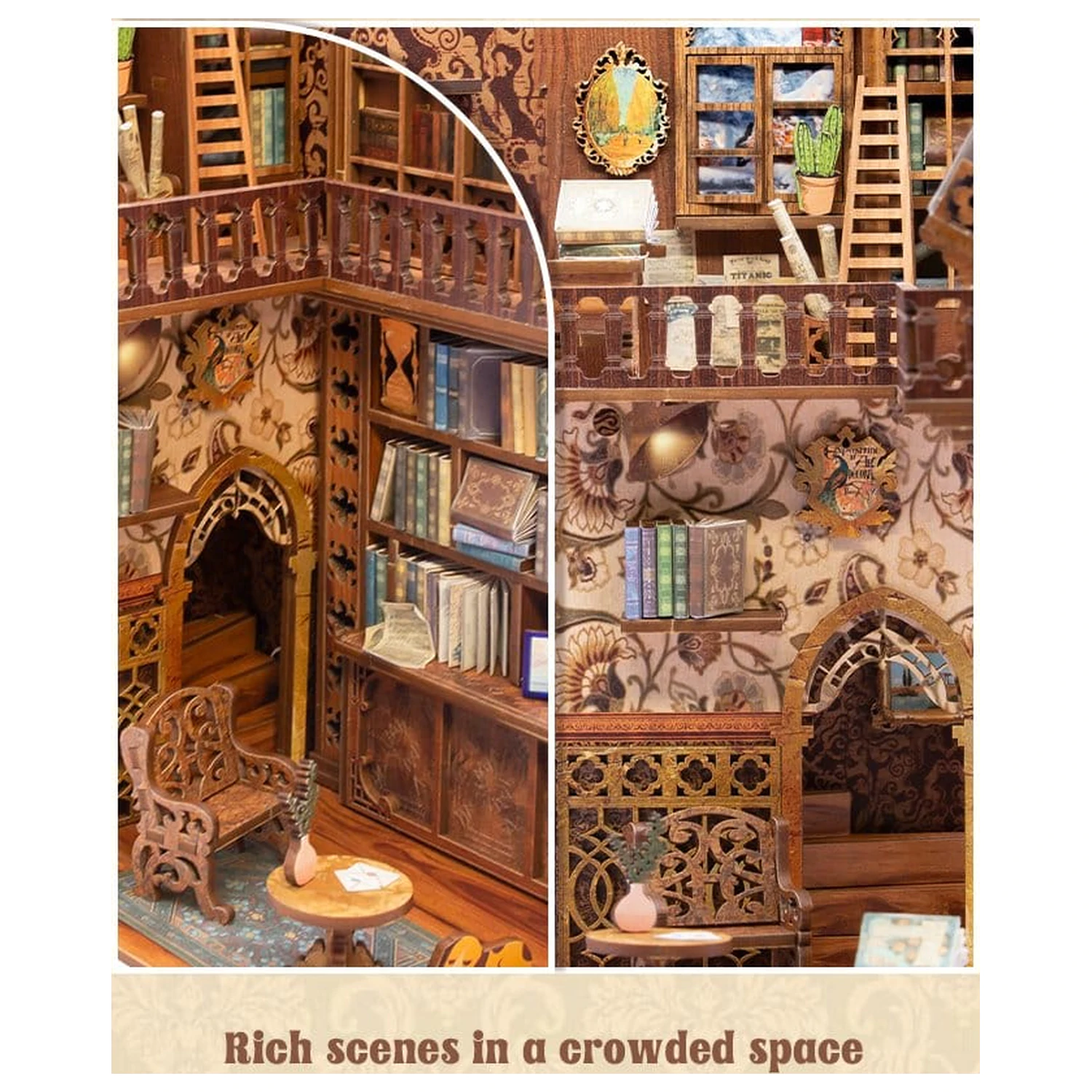 Book Nook Eternal Bookstore 23 x 11 cm produktová fotografia