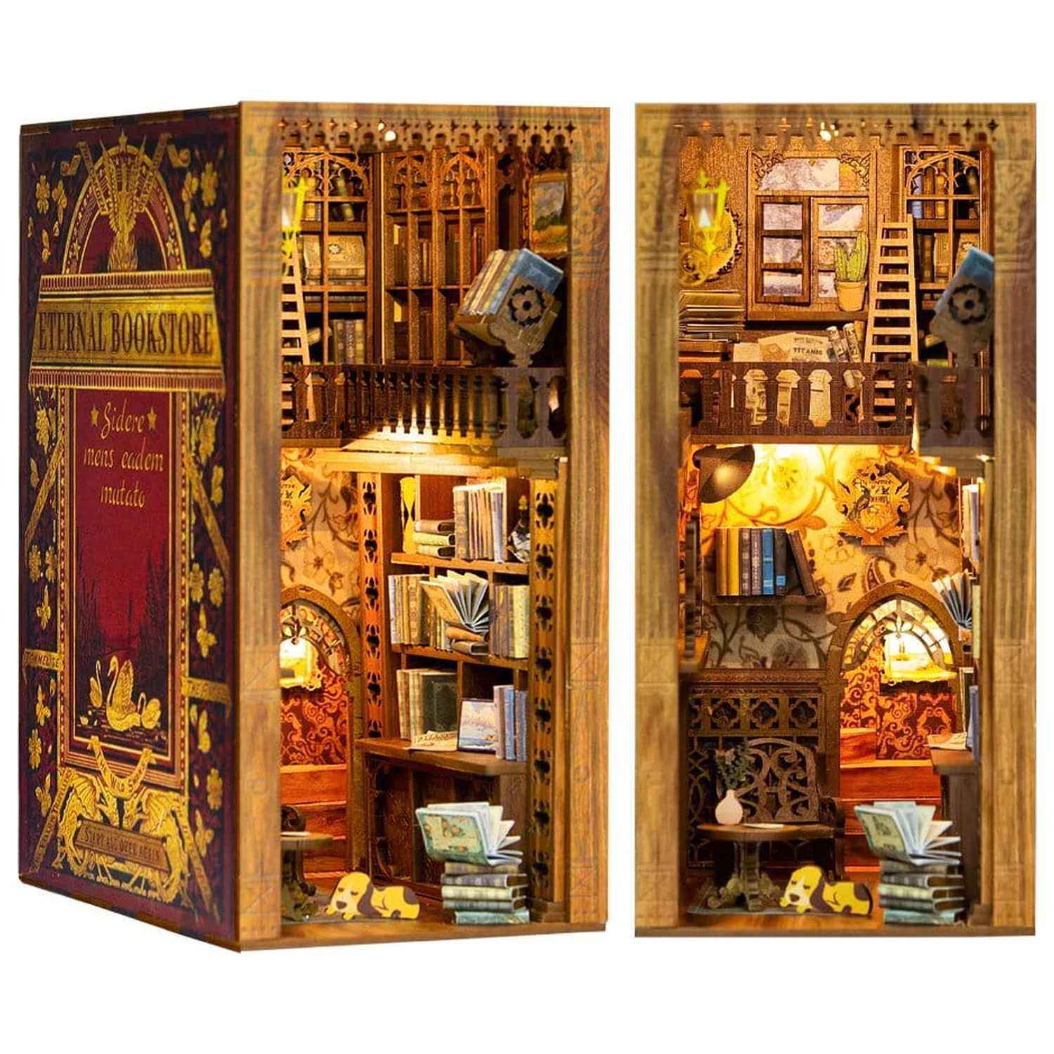 Book Nook Eternal Bookstore 23 x 11 cm produktová fotografia