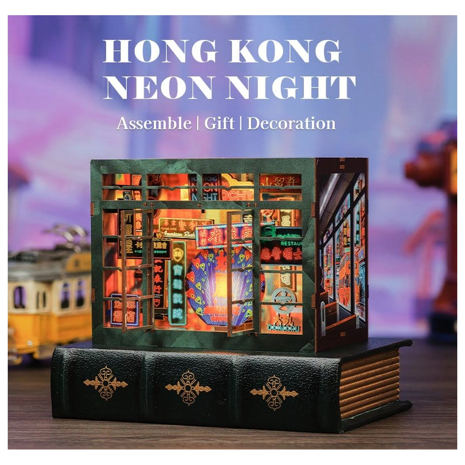 Book Nook Hong Kong Neon Light 13 x 17 cm produktová fotografia