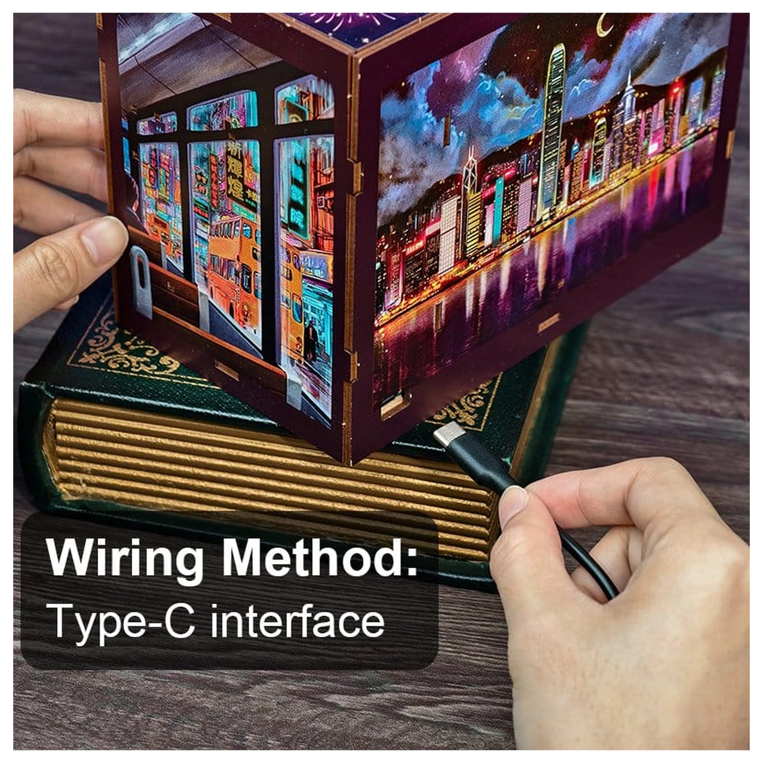 Book Nook Hong Kong Neon Light 13 x 17 cm produktová fotografia