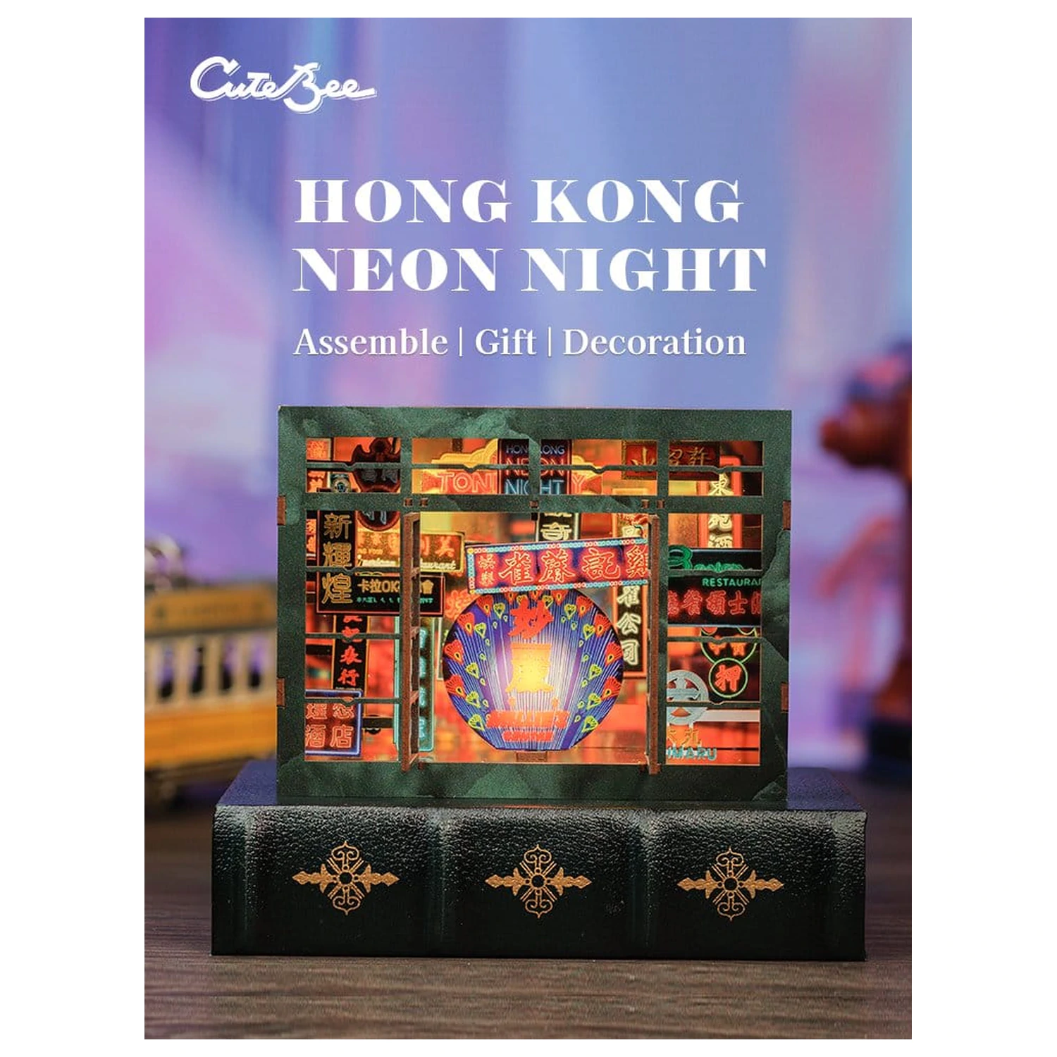 Book Nook Hong Kong Neon Light 13 x 17 cm produktová fotografia