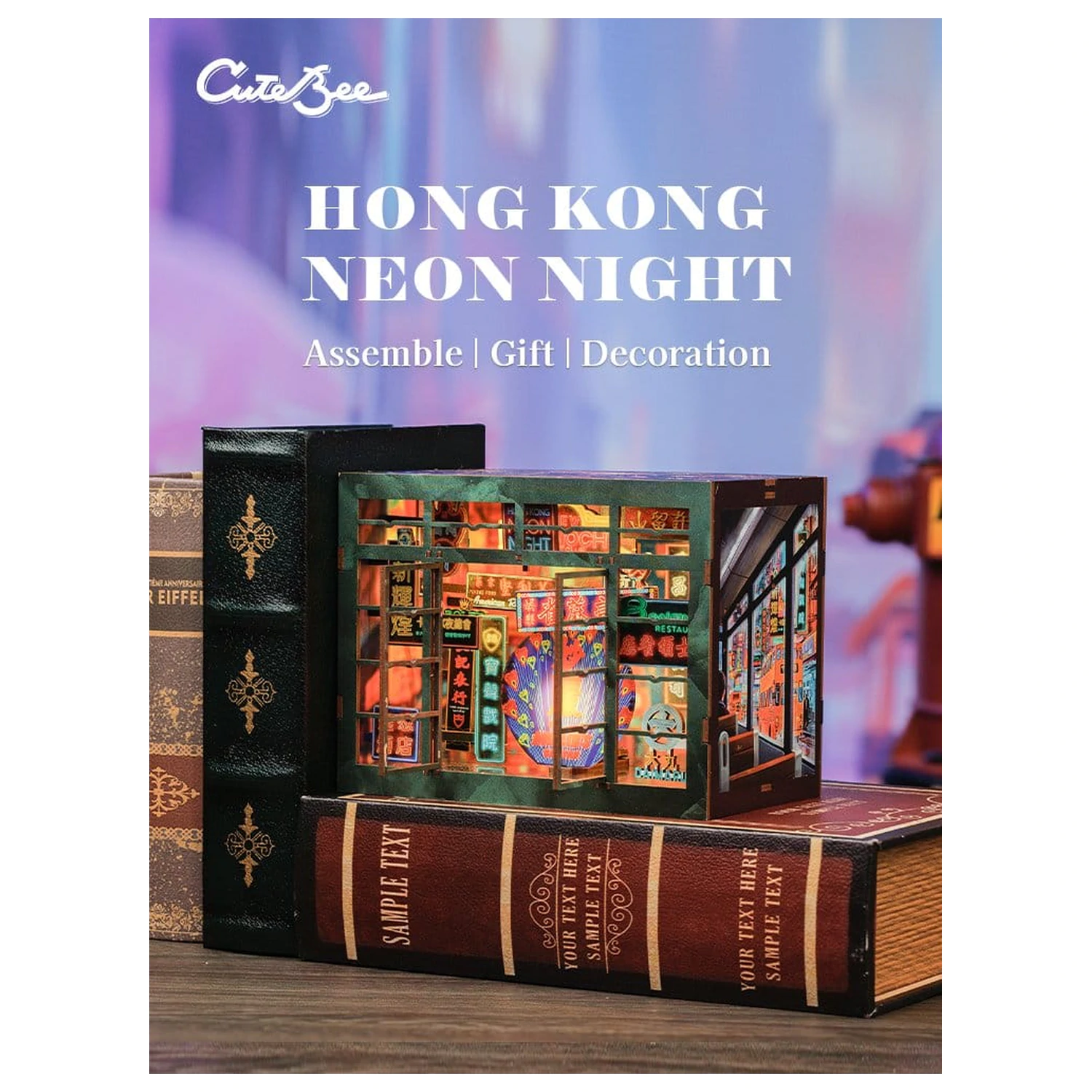 Book Nook Hong Kong Neon Light 13 x 17 cm produktová fotografia