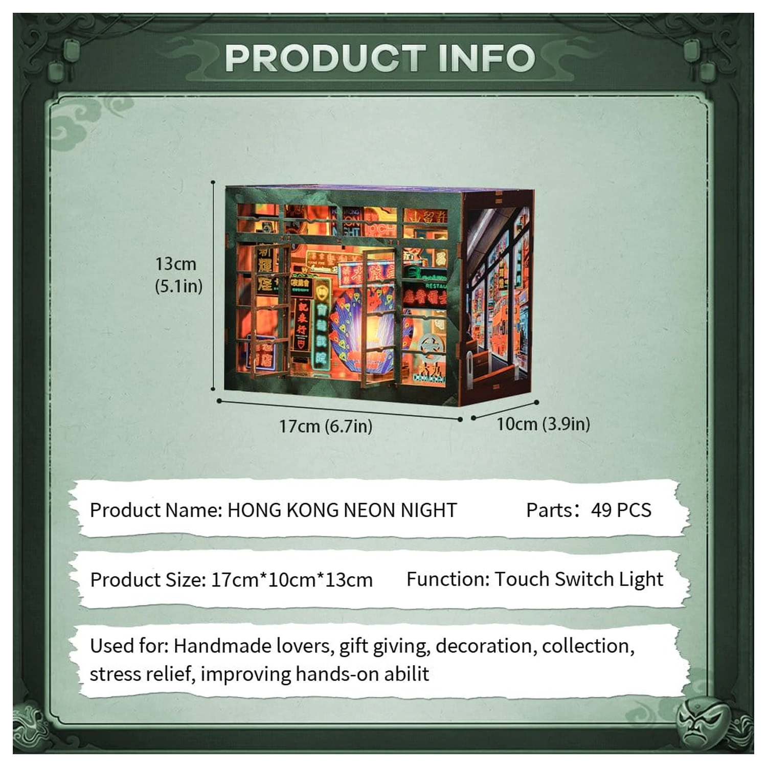 Book Nook Hong Kong Neon Light 13 x 17 cm produktová fotografia