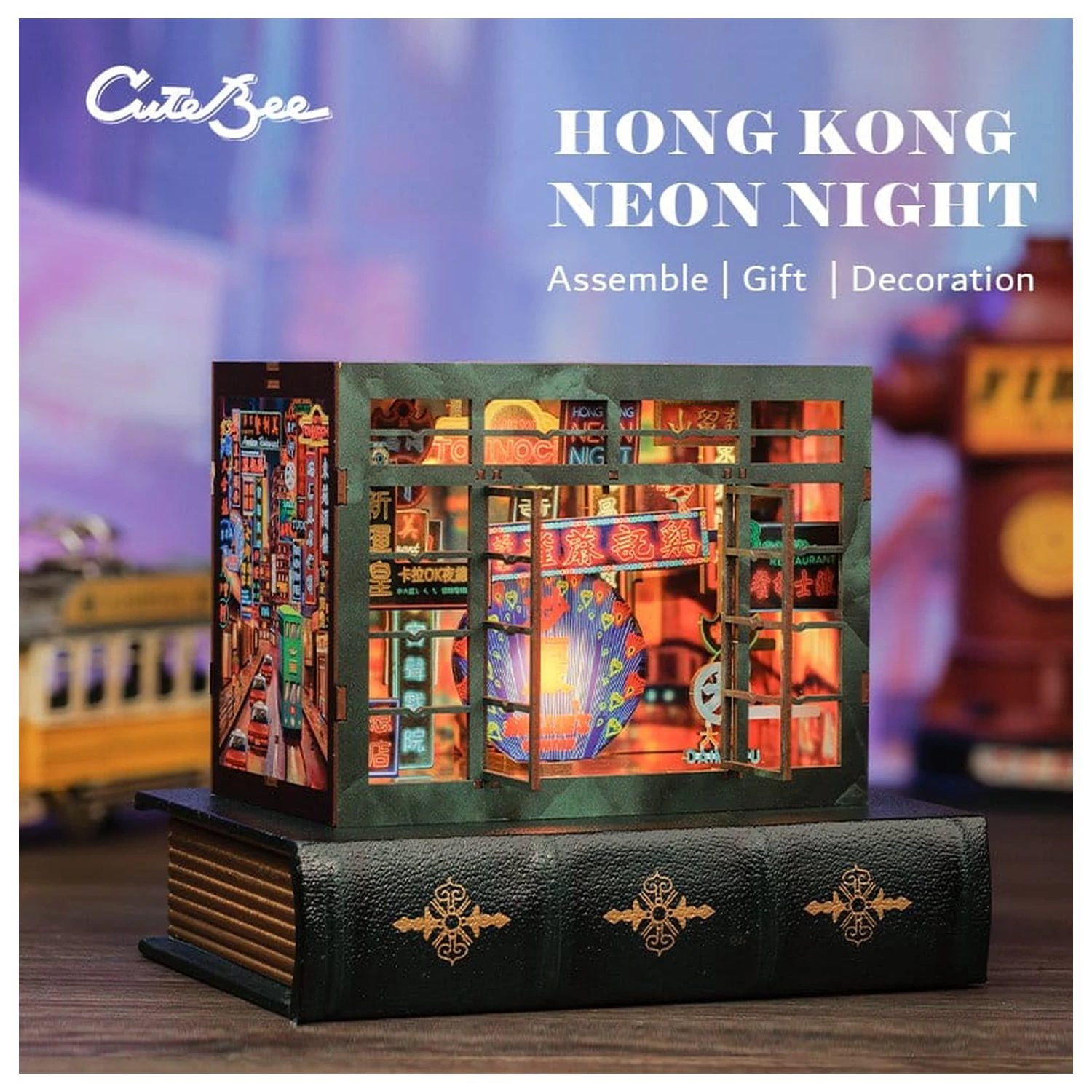 Book Nook Hong Kong Neon Light 13 x 17 cm produktová fotografia