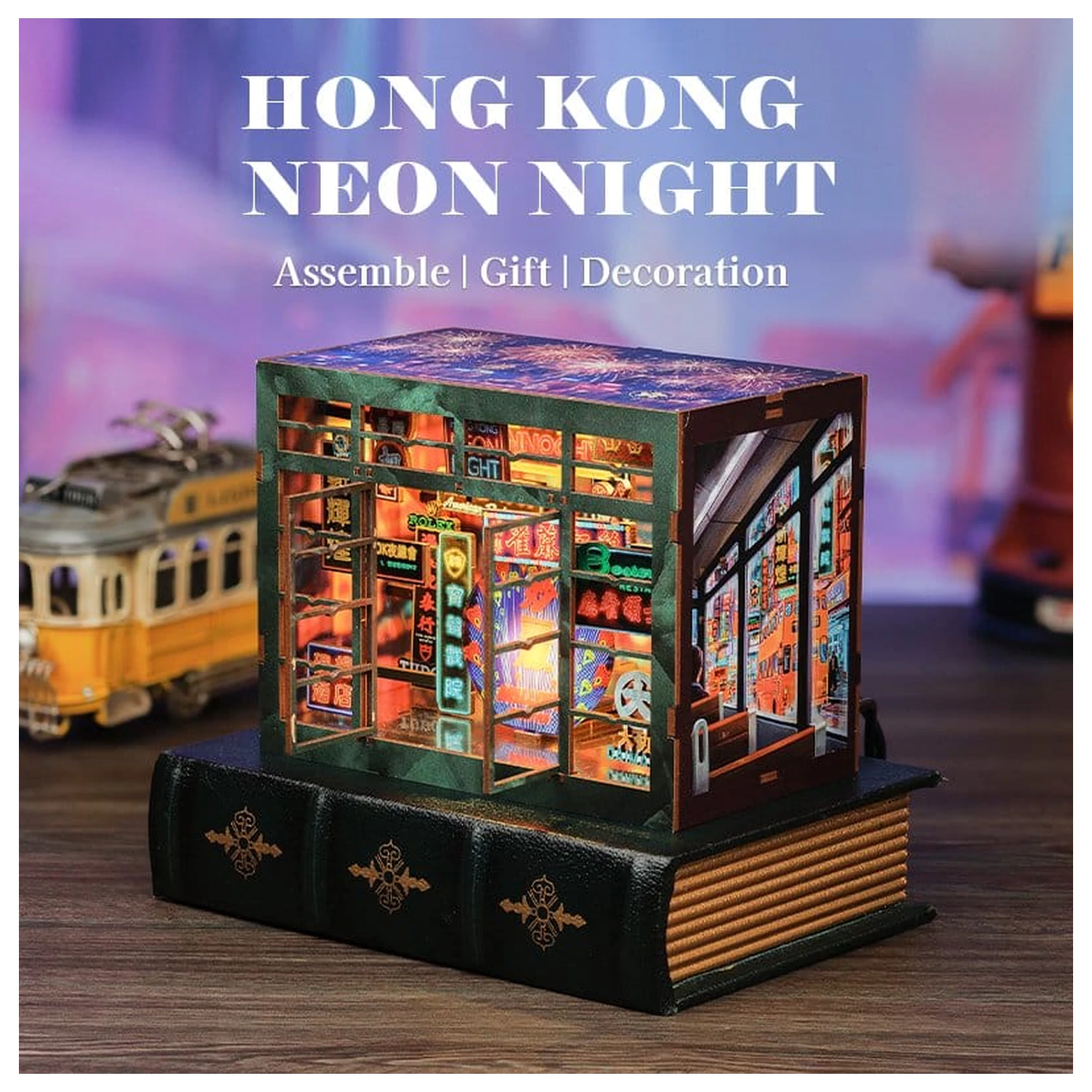 Book Nook Hong Kong Neon Light 13 x 17 cm produktová fotografia