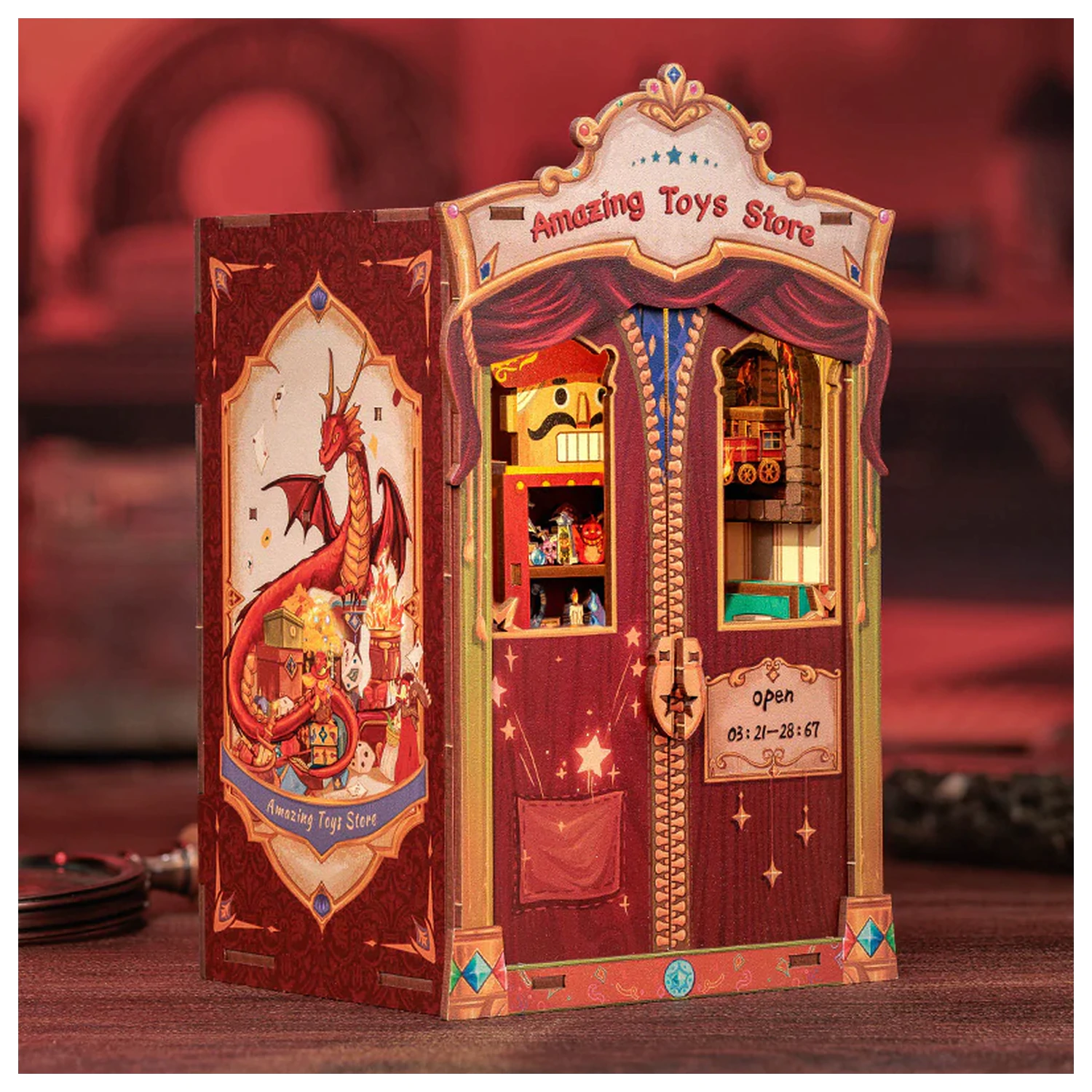 Book Nook Kit DIY Amazing Toy Store 107 kusov + LED svetlo produktová fotografia