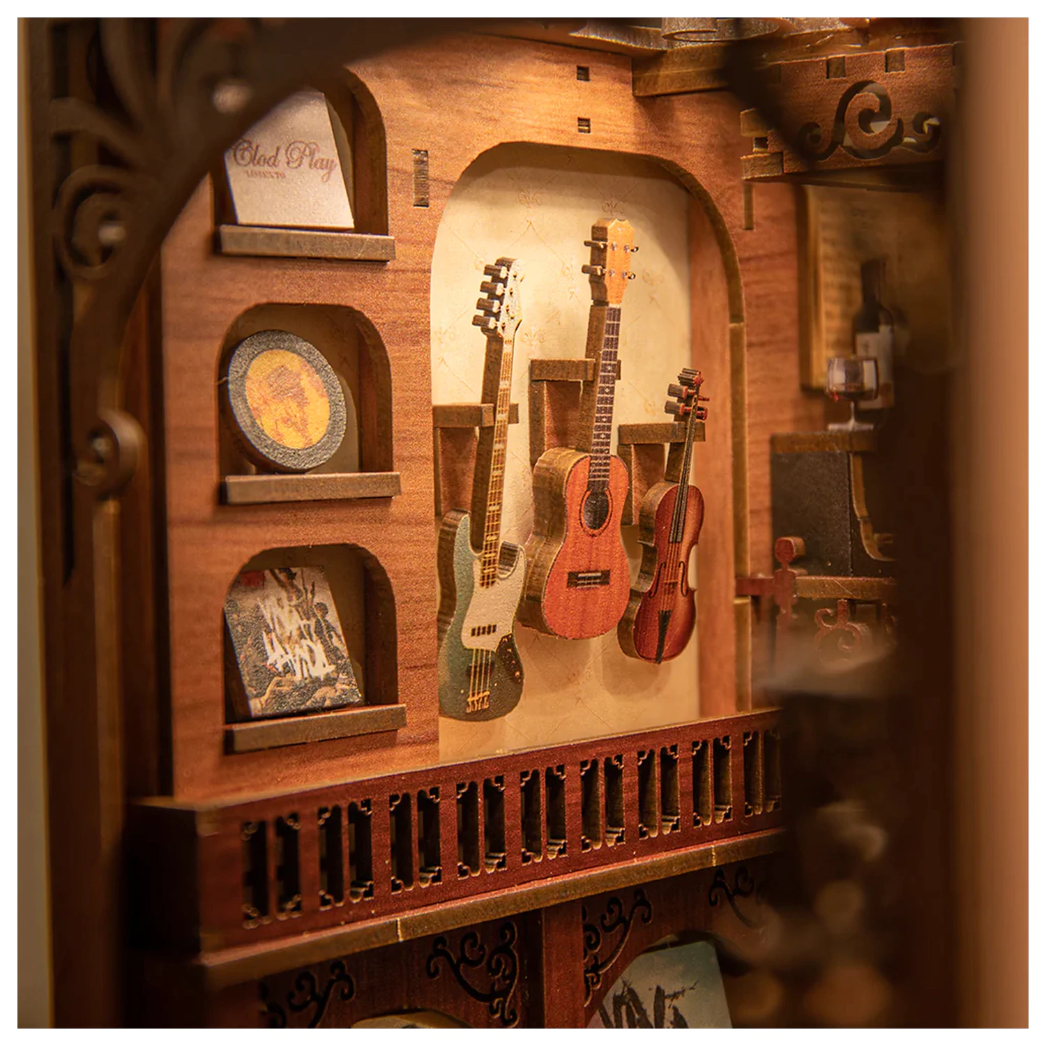 BOOK NOOK KIT DIY The Secret Rhythm 355 ks + LED svetlo produktová fotografia