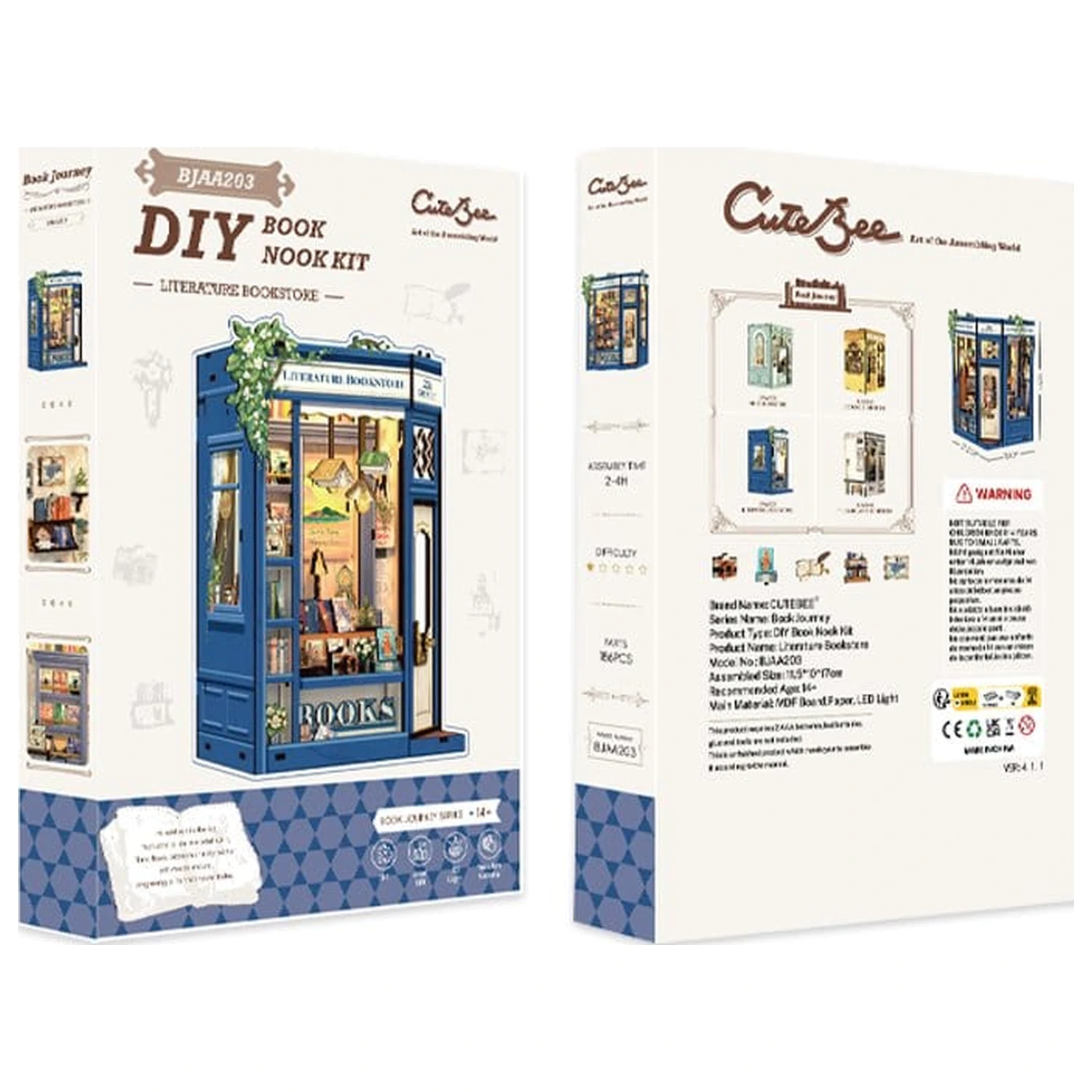 Book Nook Kníhkupectvo literatúry 17 x 12 cm produktová fotografia