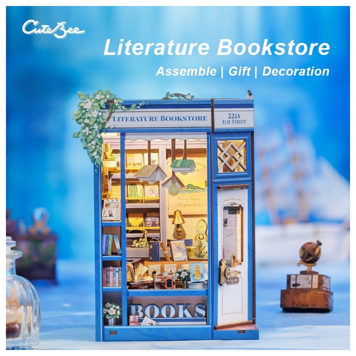 Book Nook Kníhkupectvo literatúry 17 x 12 cm produktová fotografia