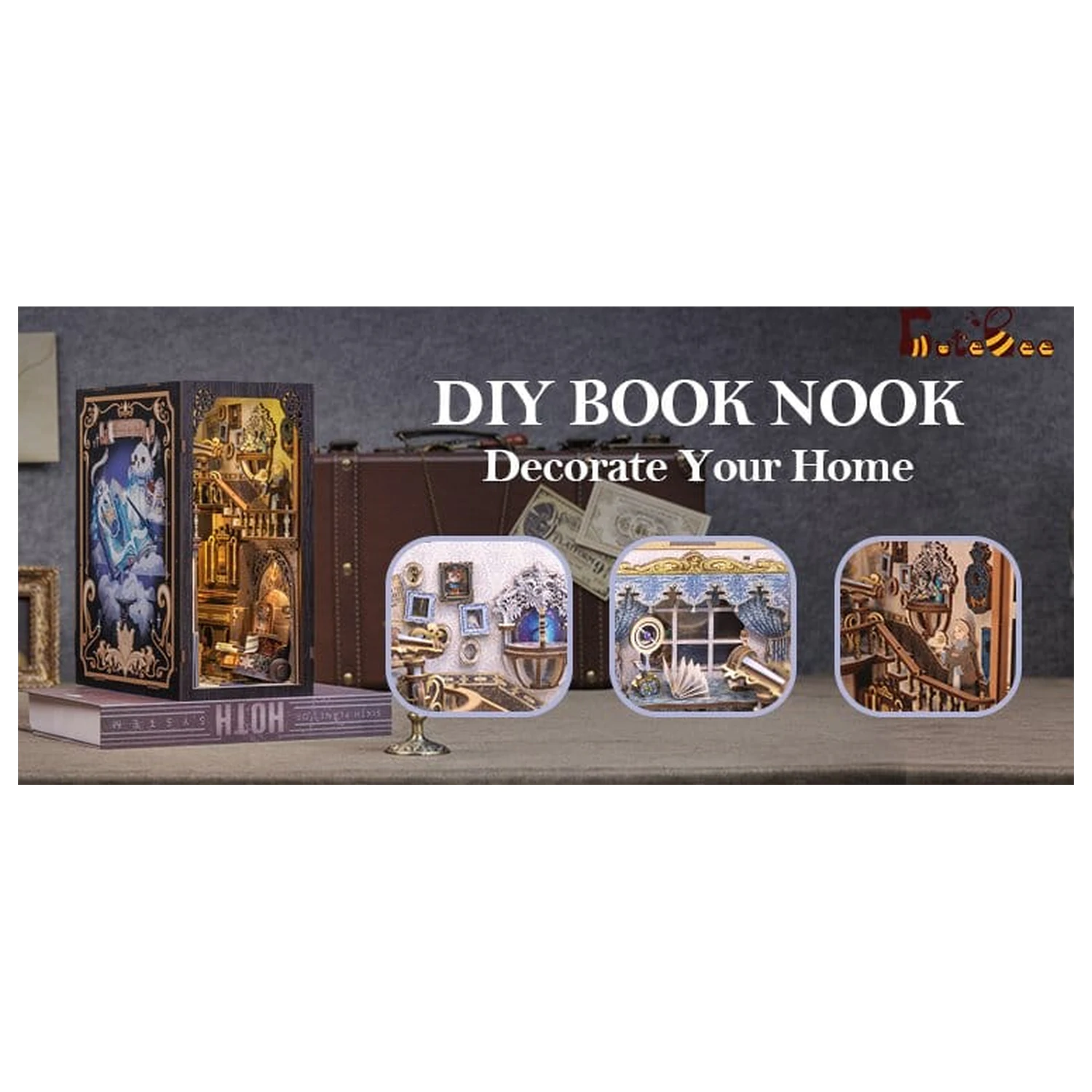 Book Nook Nebula Common Room 23 x 11 cm produktová fotografia